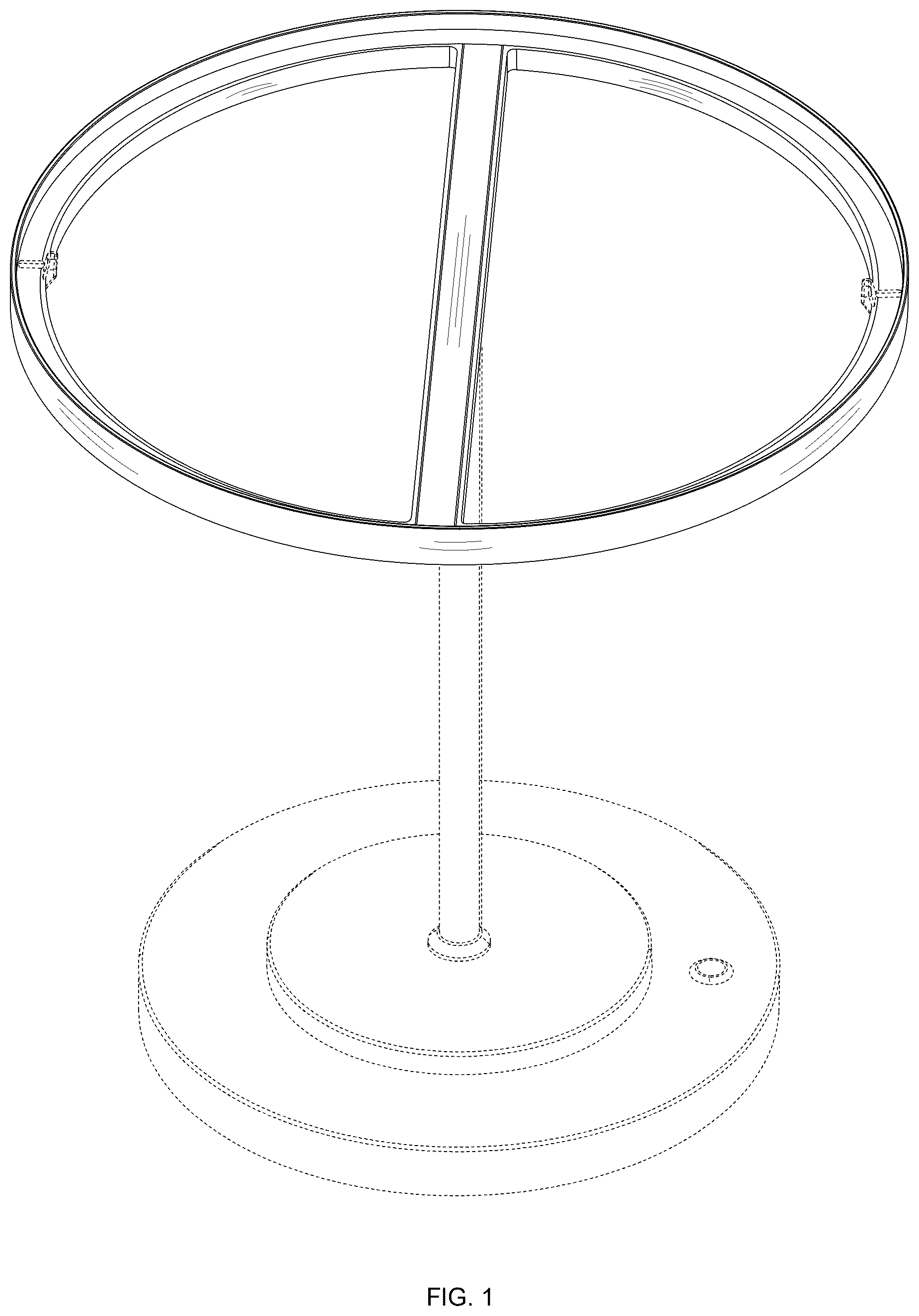 Patent USD1125665 Figure 1 – Light fixture