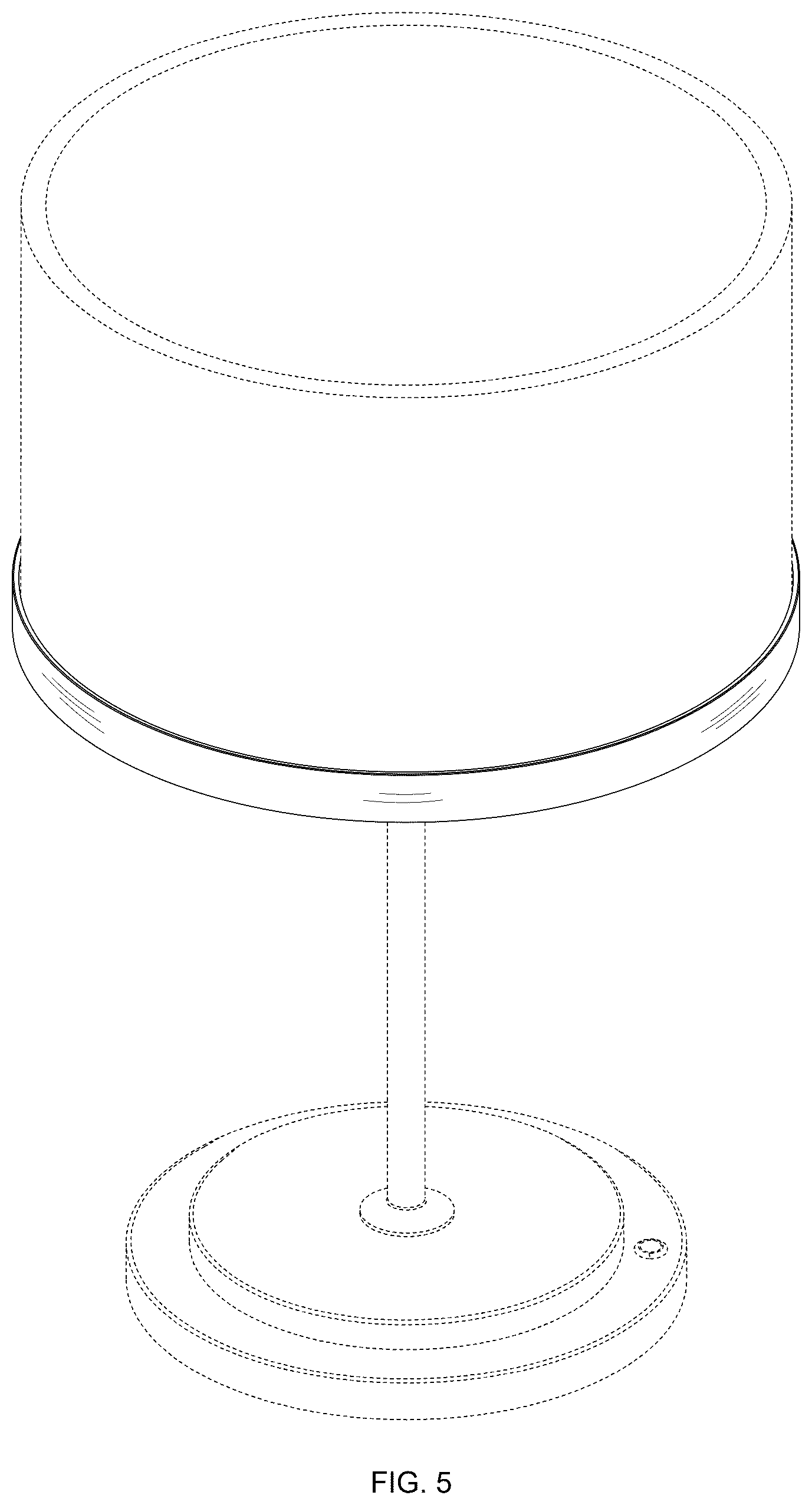 Patent USD1125665 Figure 5 – Light fixture
