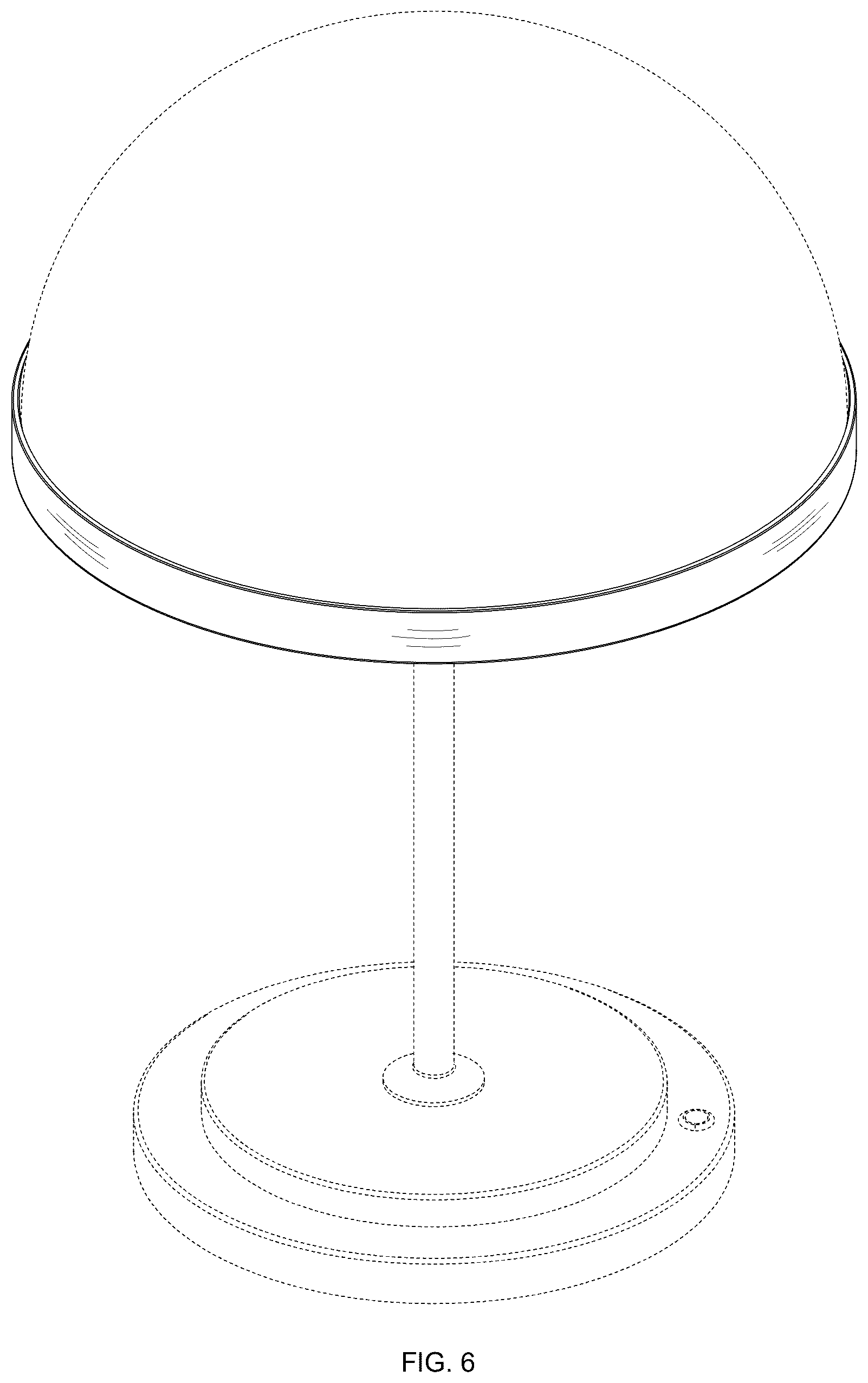 Patent USD1125665 Figure 6 – Light fixture