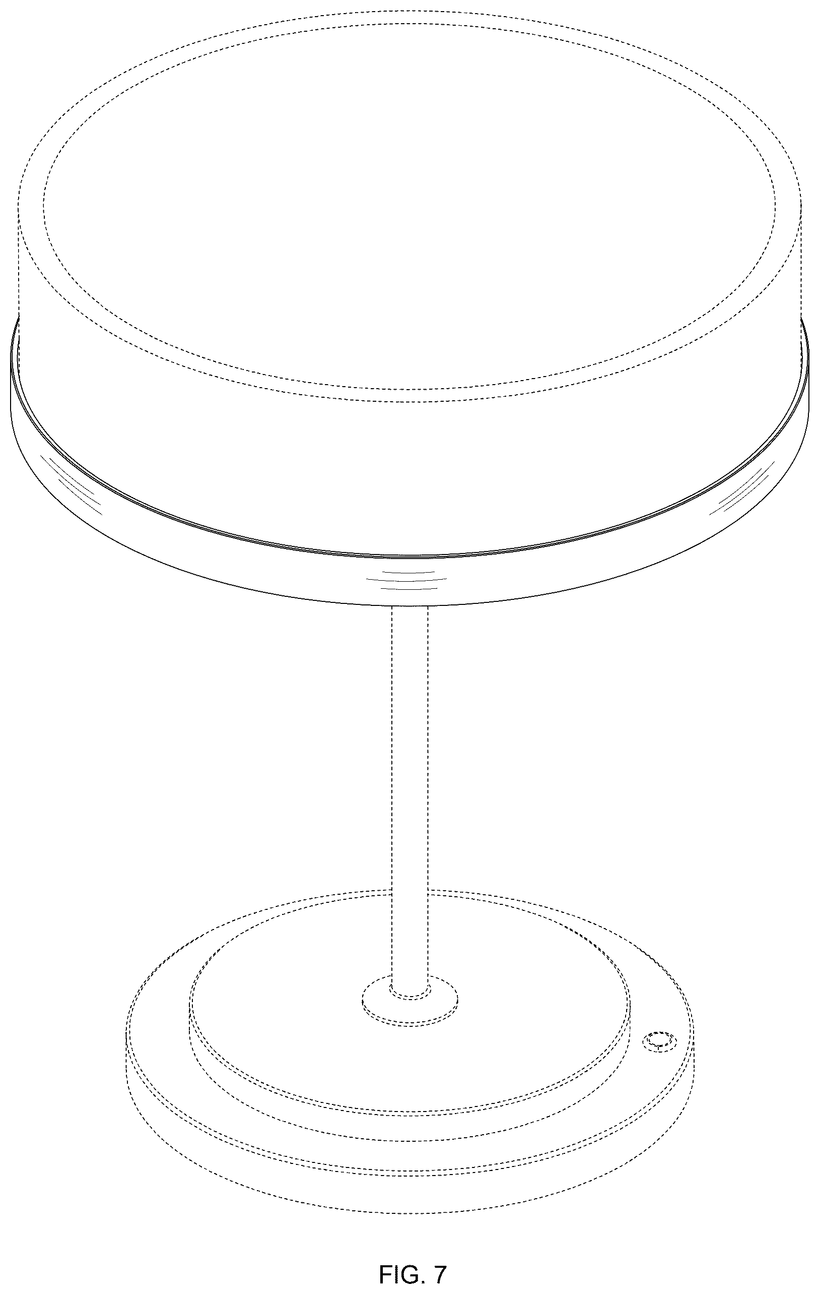 Patent USD1125665 Figure 7 – Light fixture
