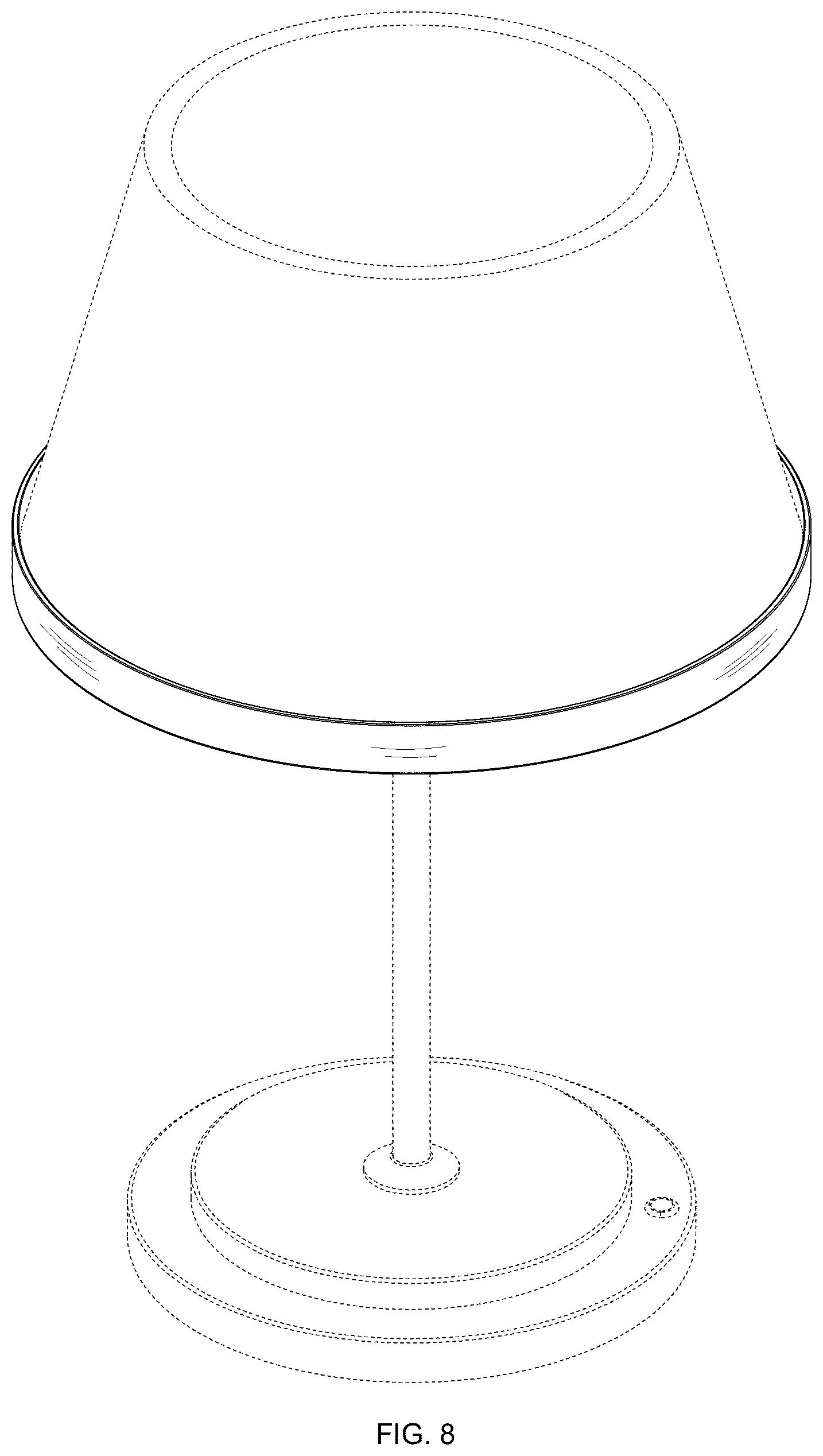 Patent USD1125665 Figure 8 – Light fixture