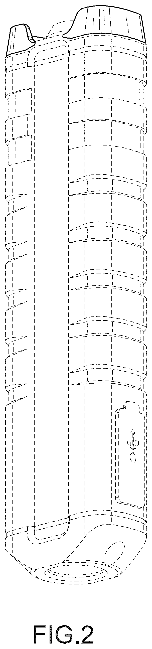Patent USD1125666 Figure 2 – Flashlight assembly
