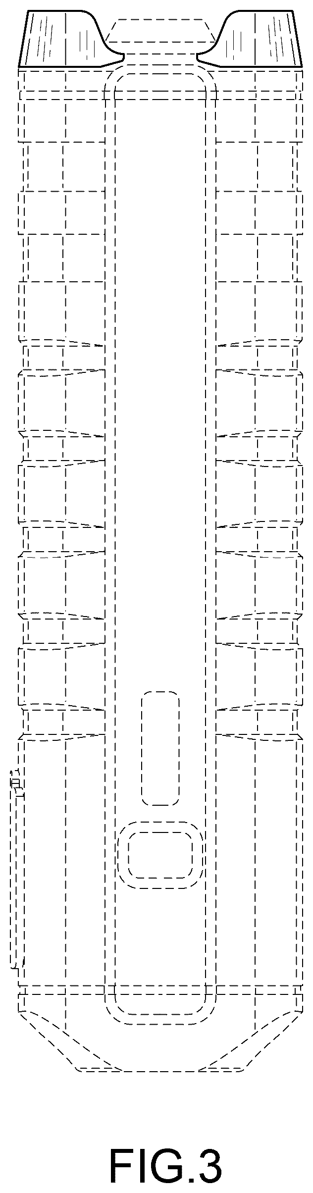 Patent USD1125666 Figure 3 – Flashlight assembly