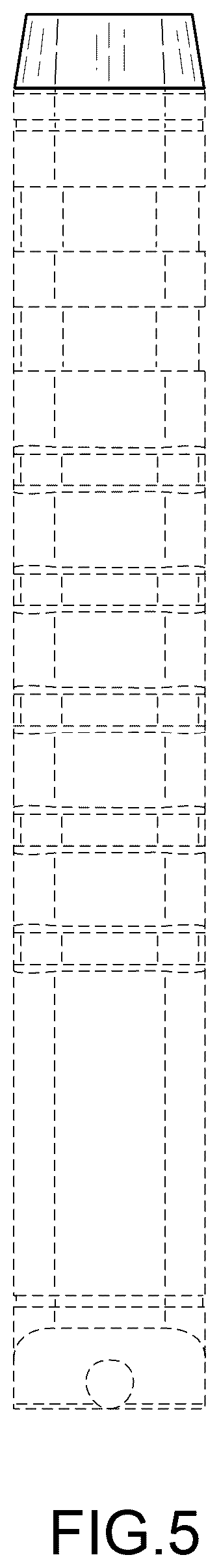 Patent USD1125666 Figure 5 – Flashlight assembly