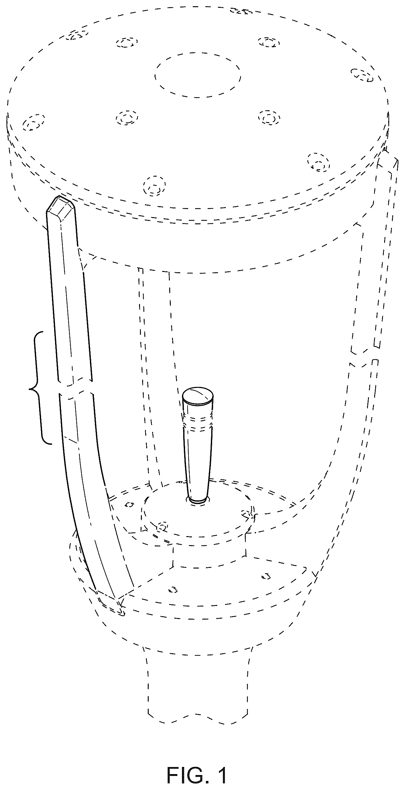 Patent USD1125667 Figure 1 – Lighting fixture