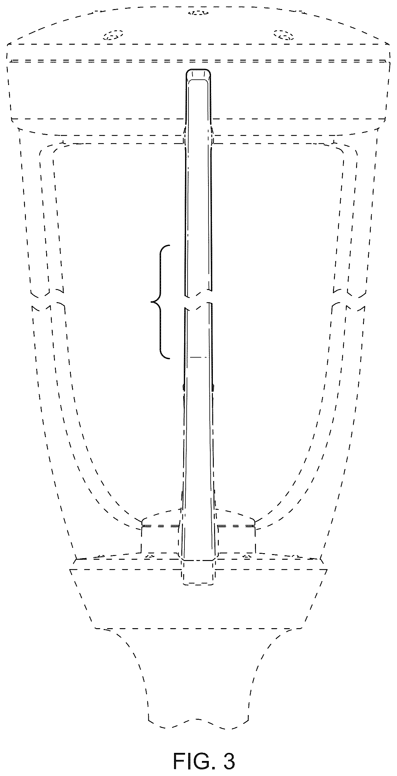 Patent USD1125667 Figure 3 – Lighting fixture