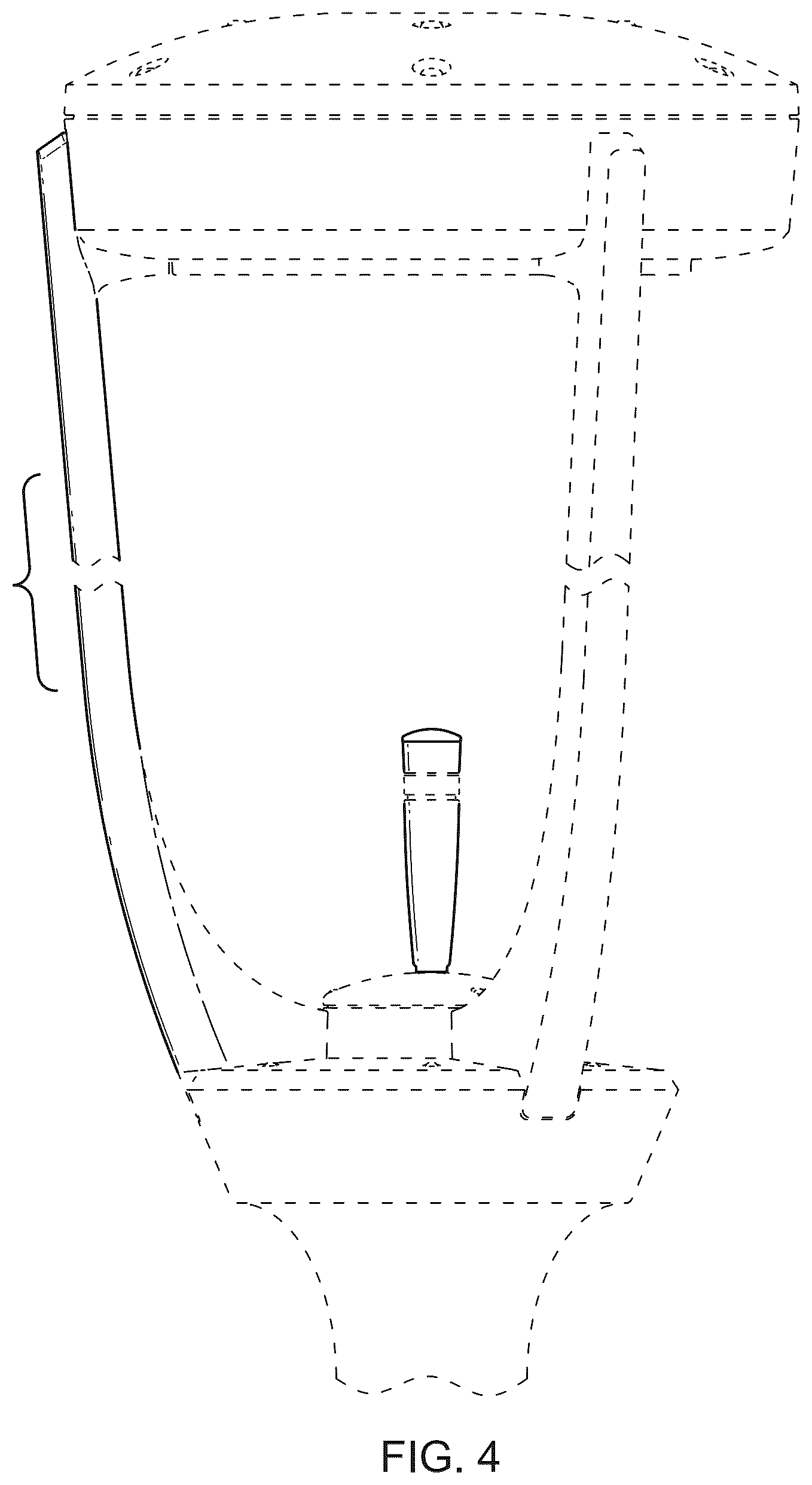 Patent USD1125667 Figure 4 – Lighting fixture