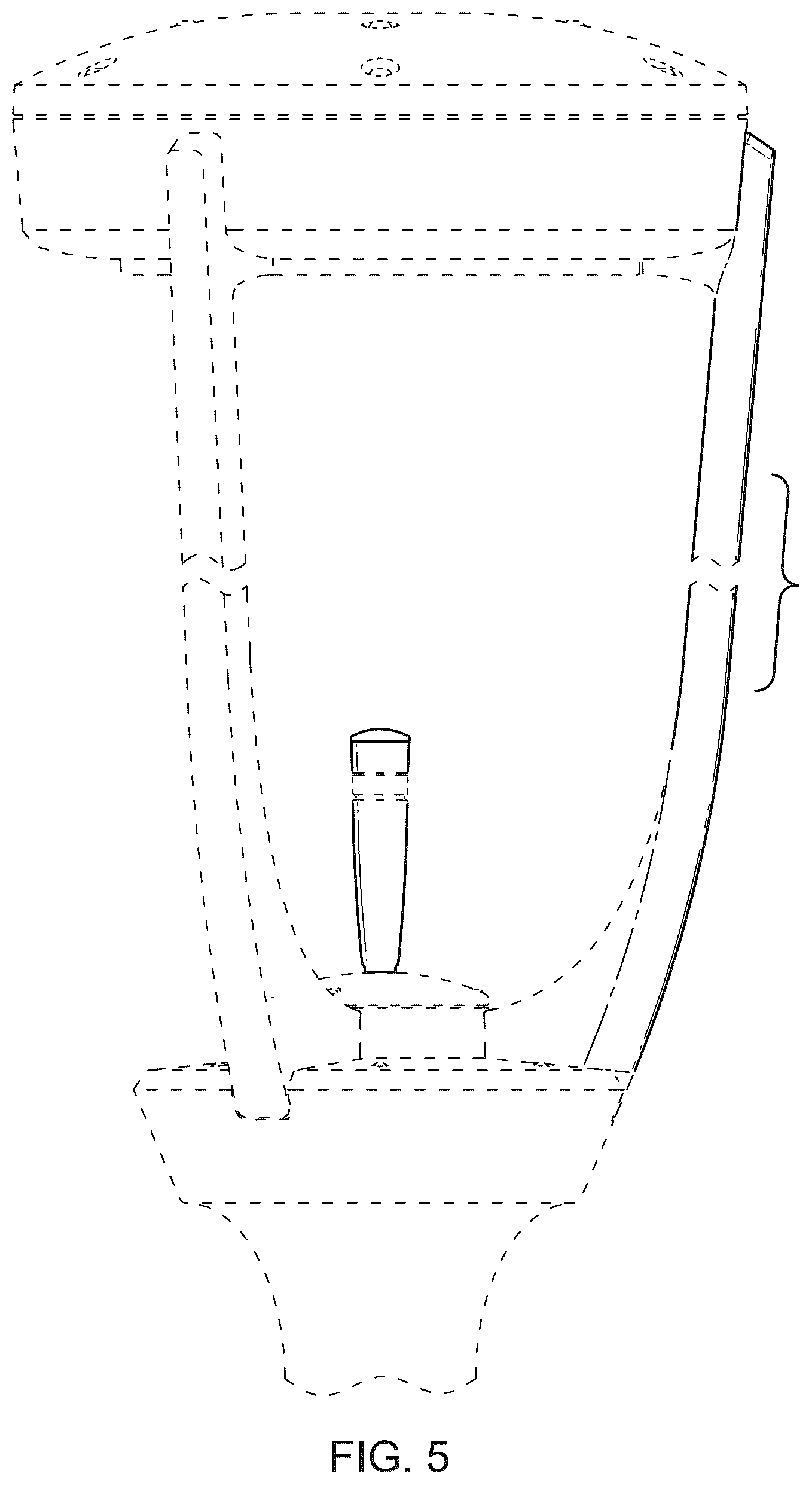 Patent USD1125667 Figure 5 – Lighting fixture