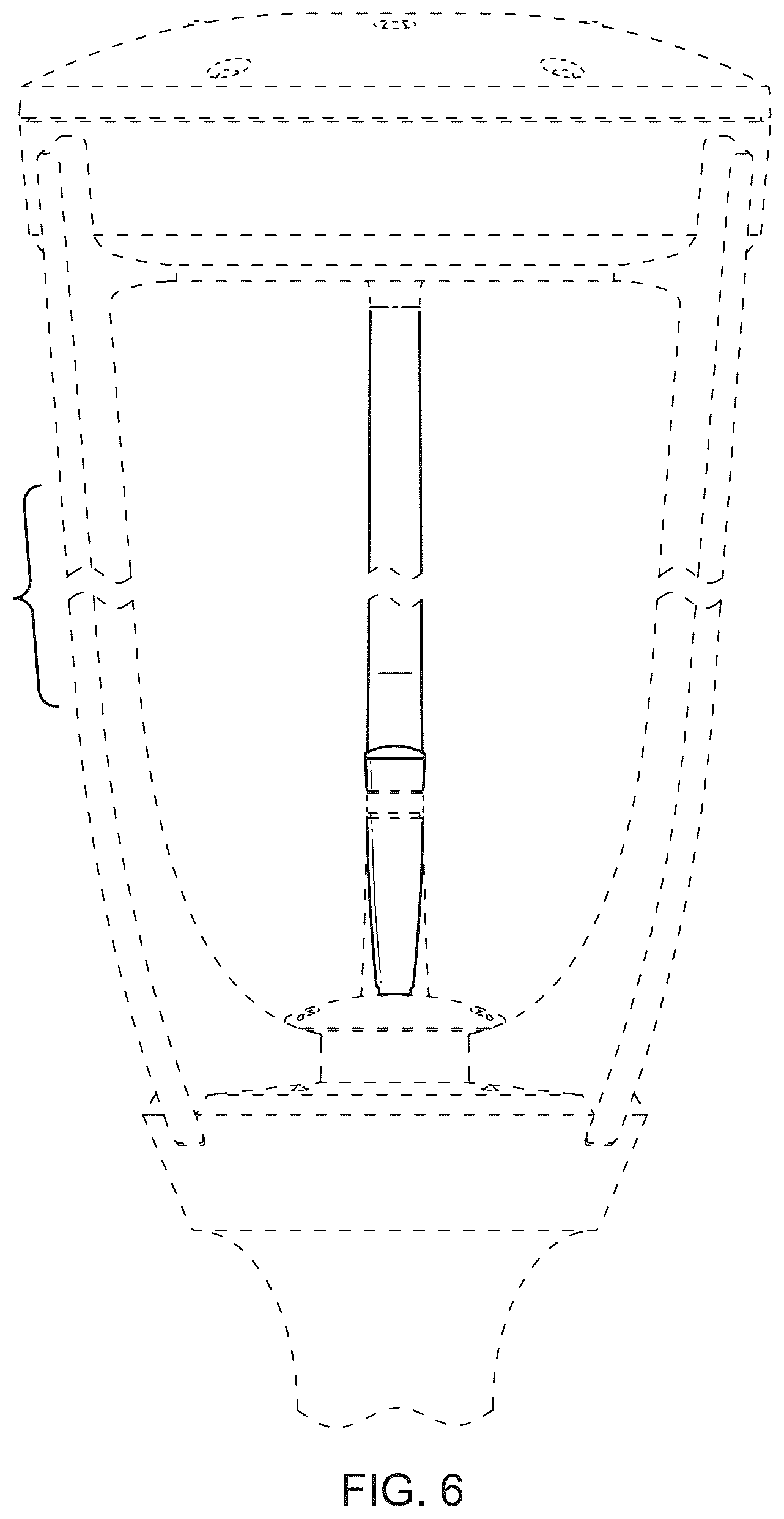 Patent USD1125667 Figure 6 – Lighting fixture