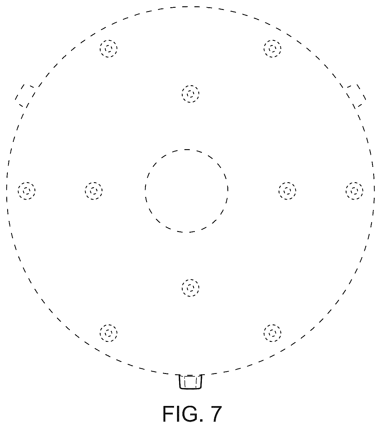Patent USD1125667 Figure 7 – Lighting fixture