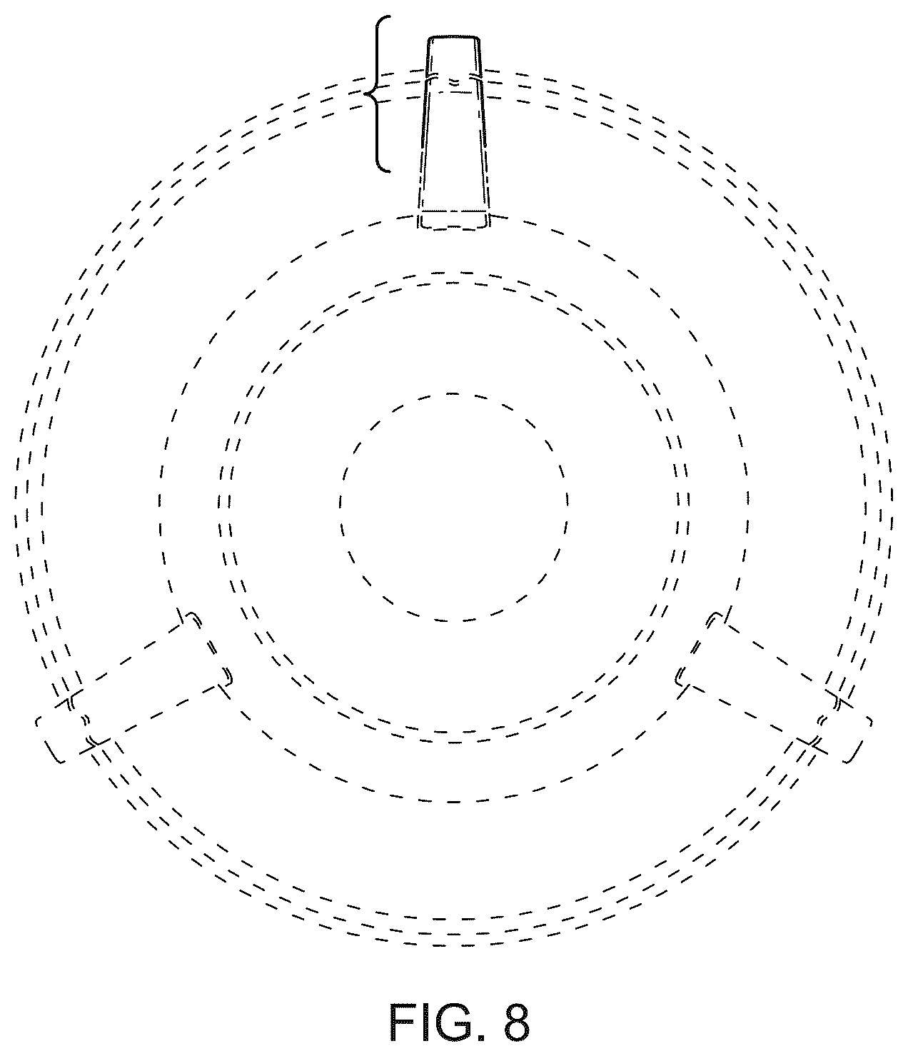 Patent USD1125667 Figure 8 – Lighting fixture