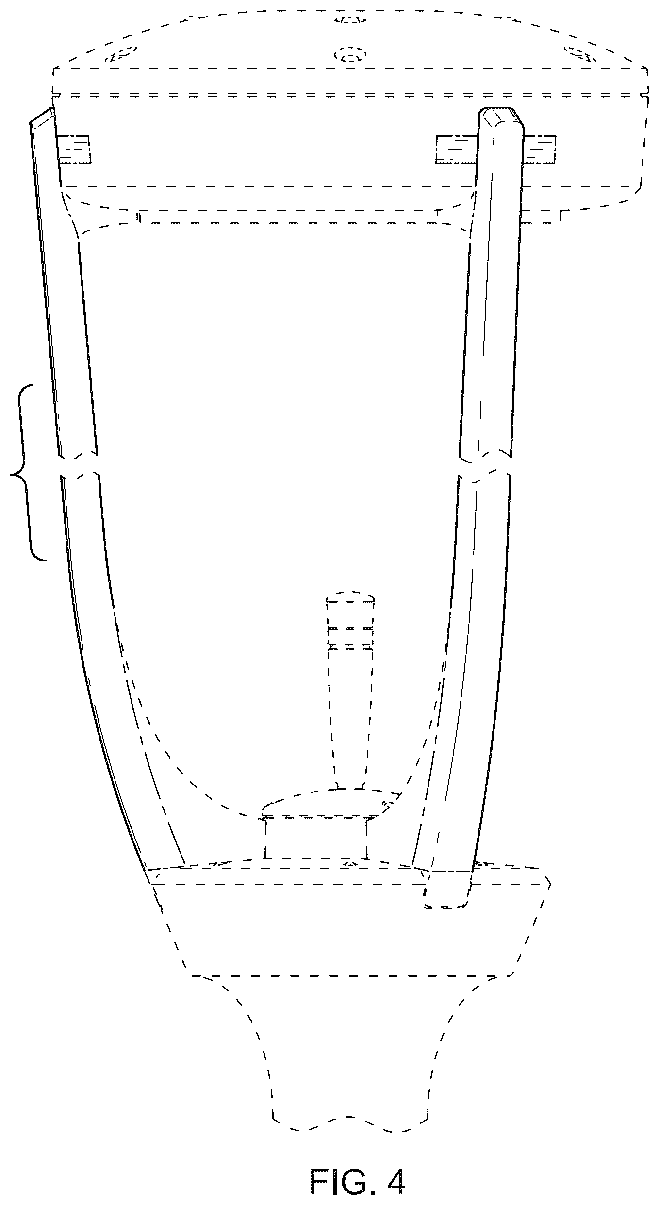 Patent USD1125668 Figure 4 – Lighting fixture