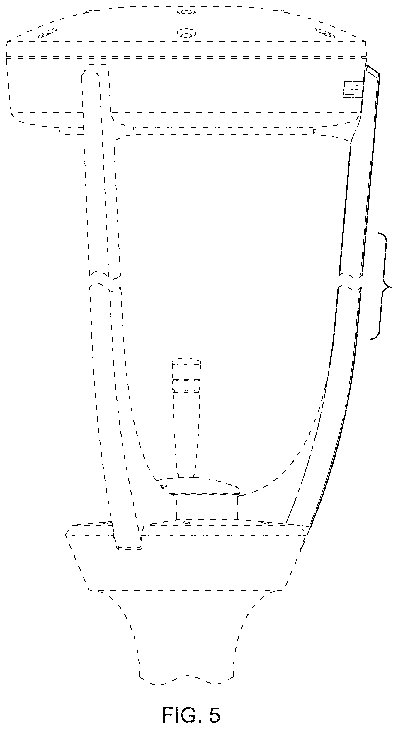 Patent USD1125668 Figure 5 – Lighting fixture