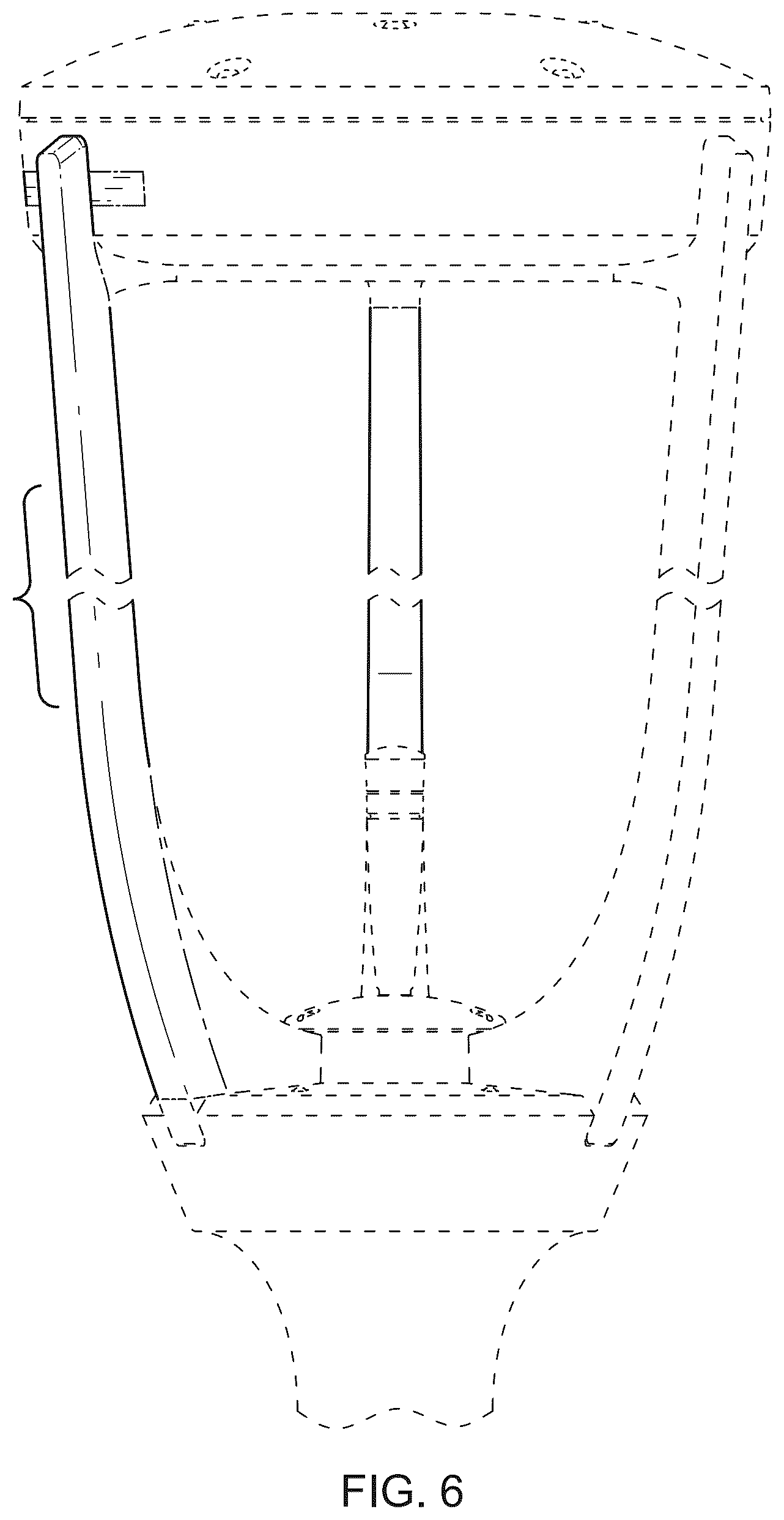 Patent USD1125668 Figure 6 – Lighting fixture