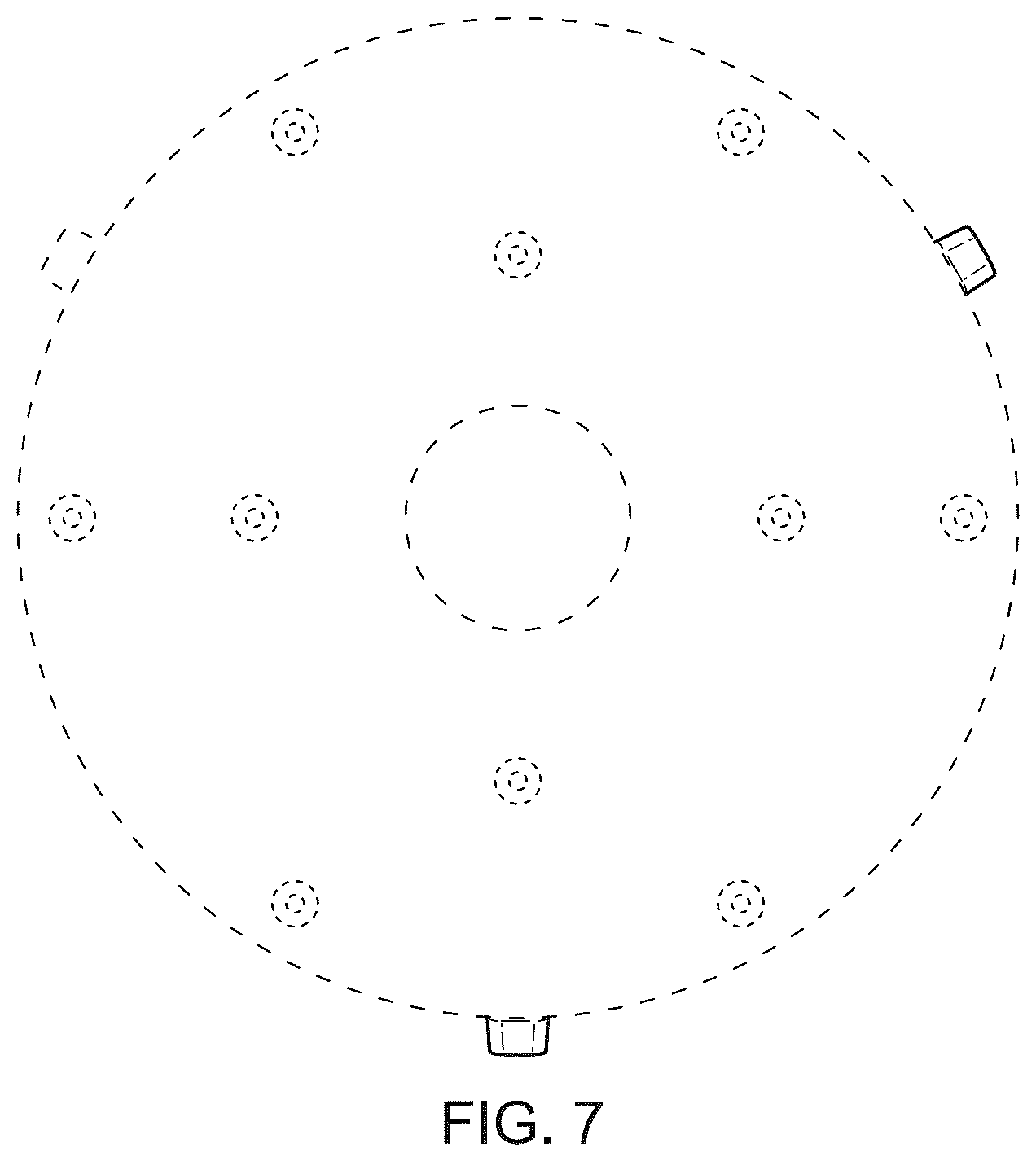 Patent USD1125668 Figure 7 – Lighting fixture