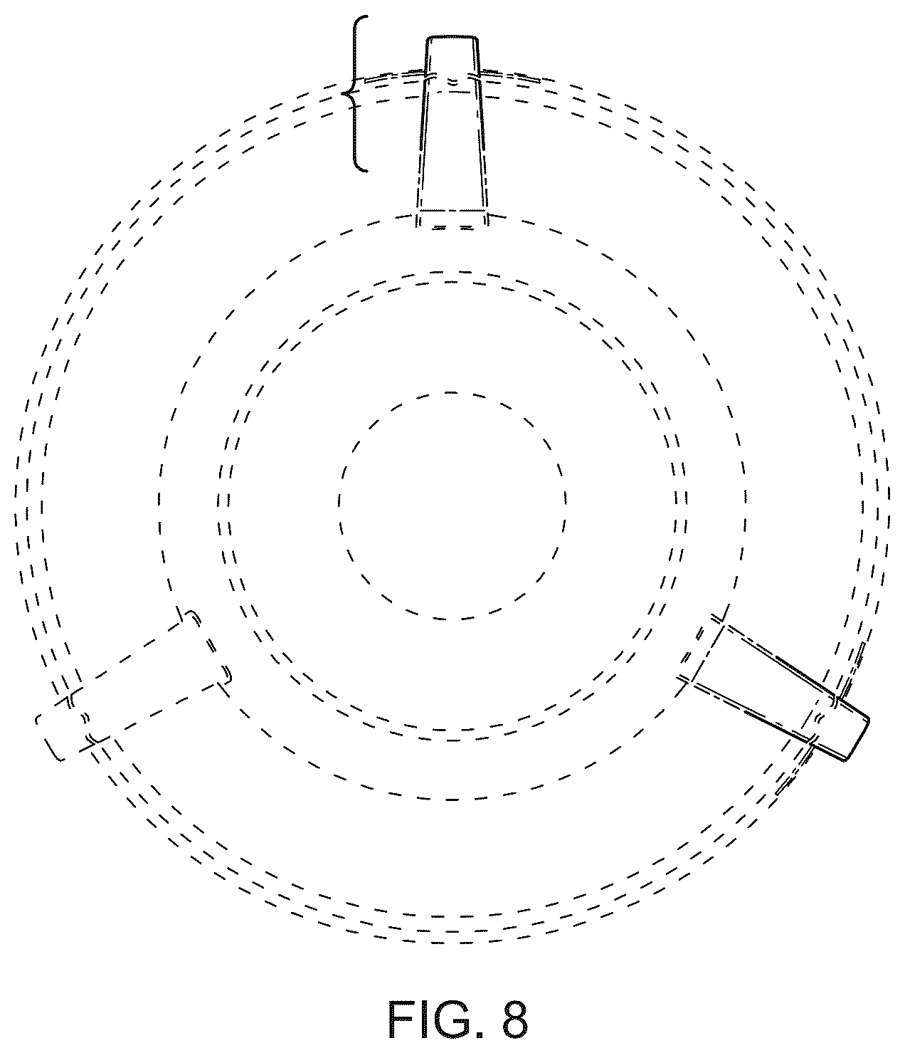 Patent USD1125668 Figure 8 – Lighting fixture