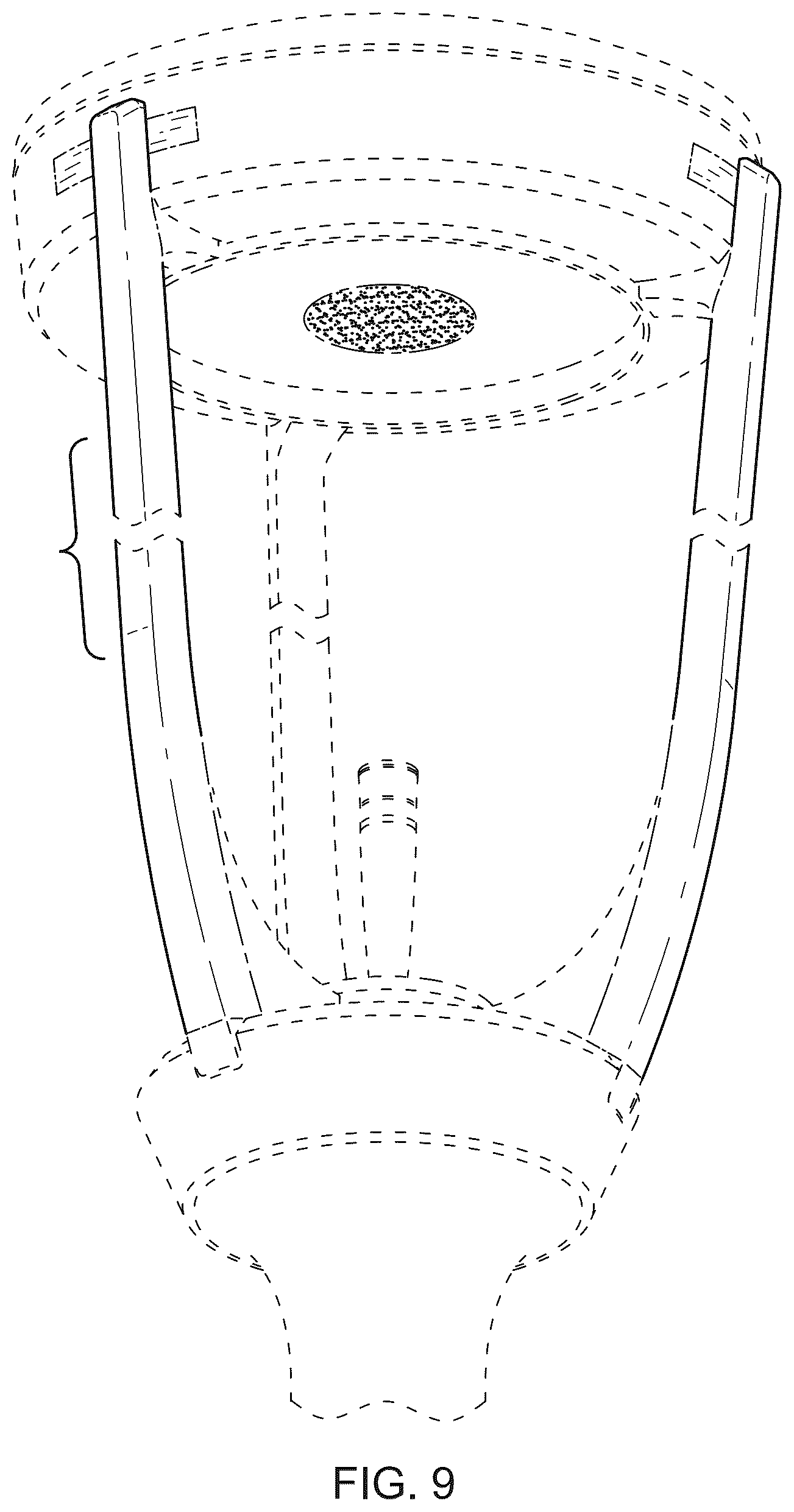 Patent USD1125668 Figure 9 – Lighting fixture
