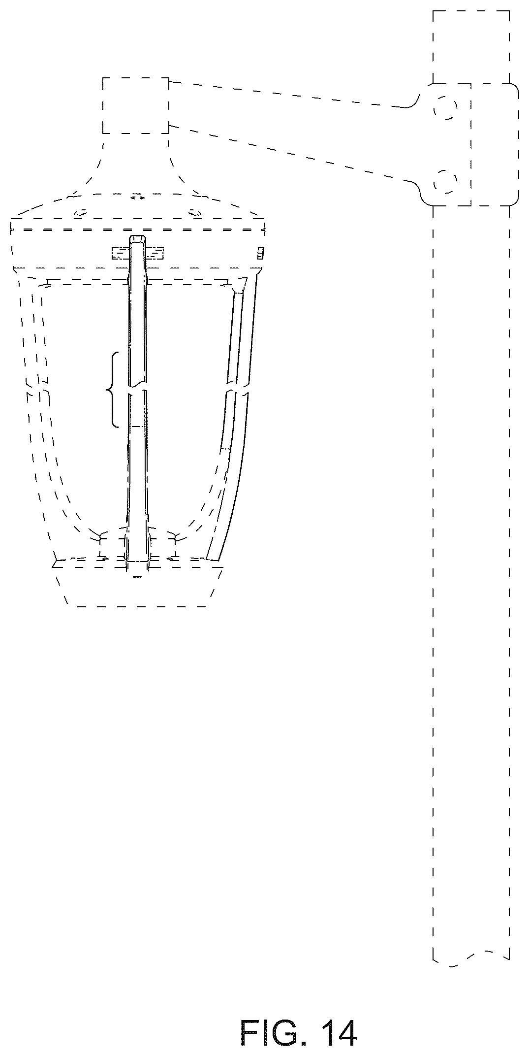 Patent USD1125668 Figure 14 – Lighting fixture