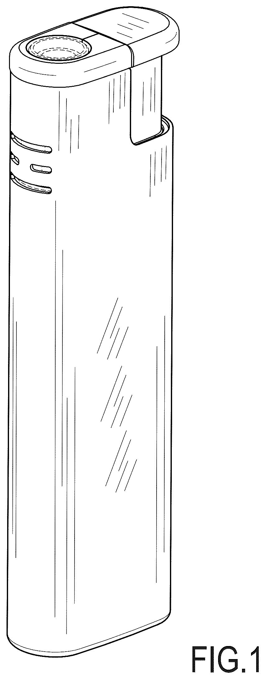Patent USD1125669 — Lighter — Figure 1