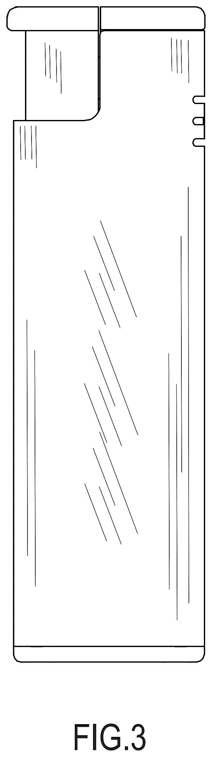 Patent USD1125669 Figure 3 – Lighter