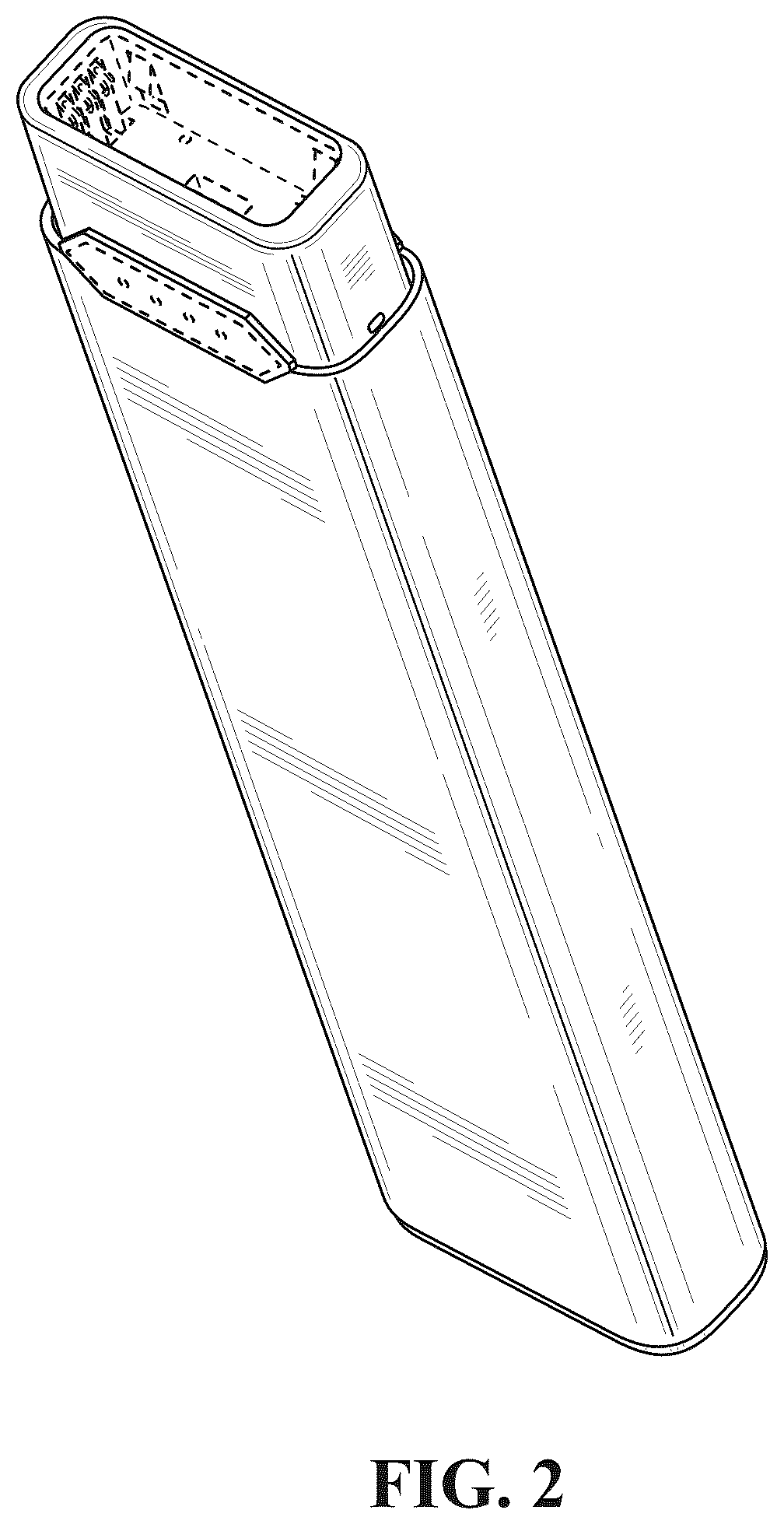 Patent USD1125673 Figure 2 – Vaporizer device