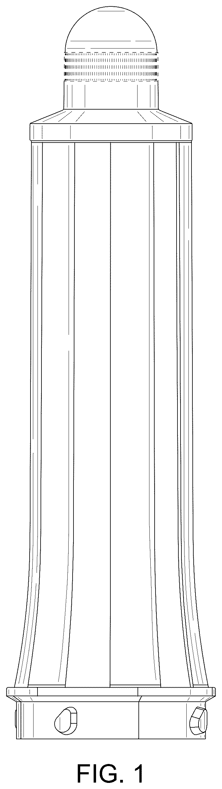 Patent USD1125677 Figure 1 – Hair styler