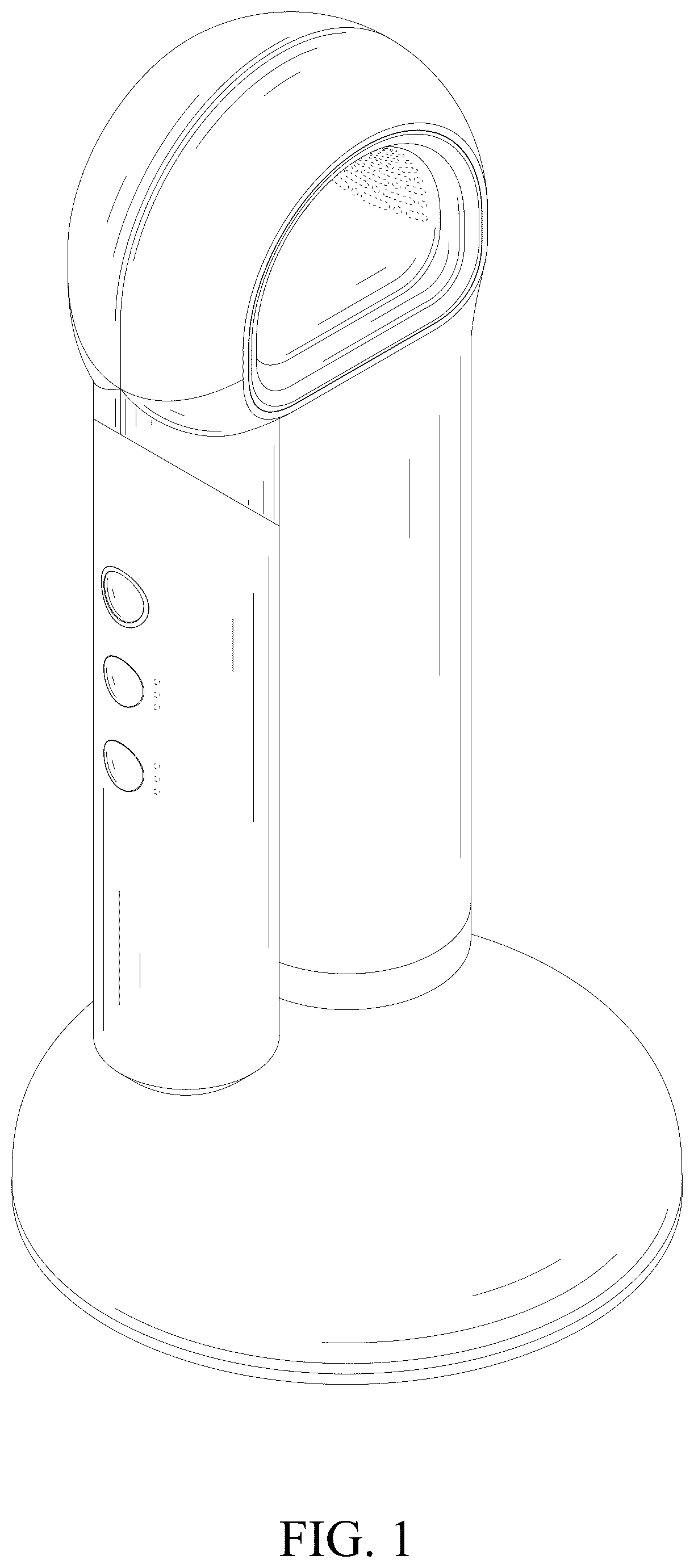 Patent USD1125678 Figure 1 – Hair dryer