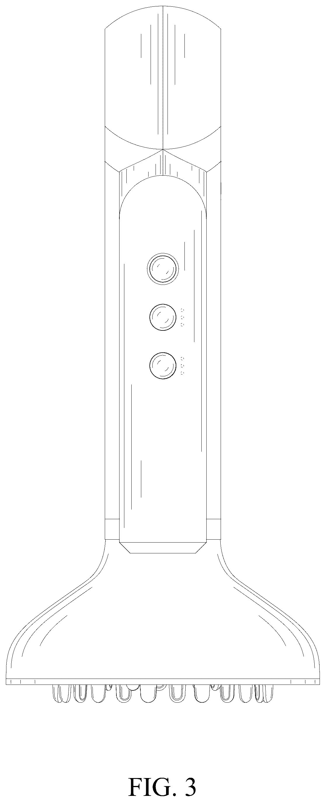 Patent USD1125678 Figure 3 – Hair dryer