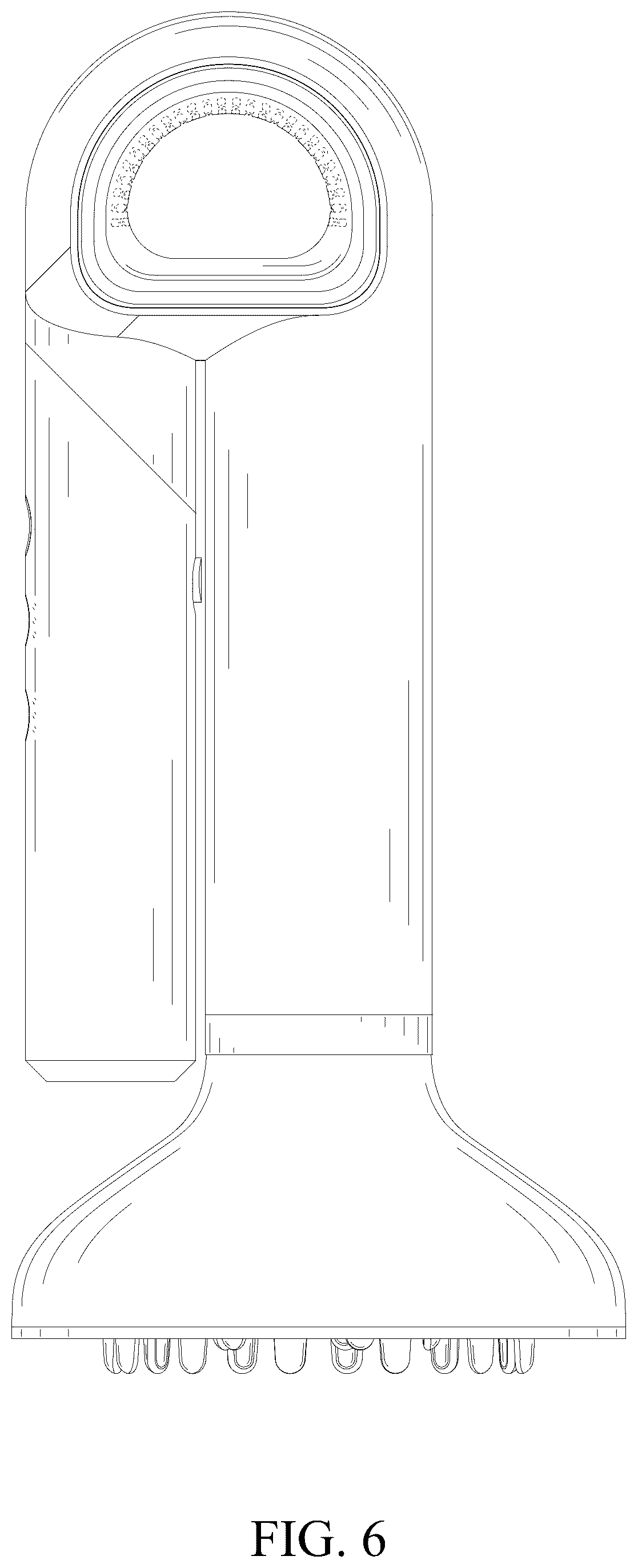 Patent USD1125678 Figure 6 – Hair dryer