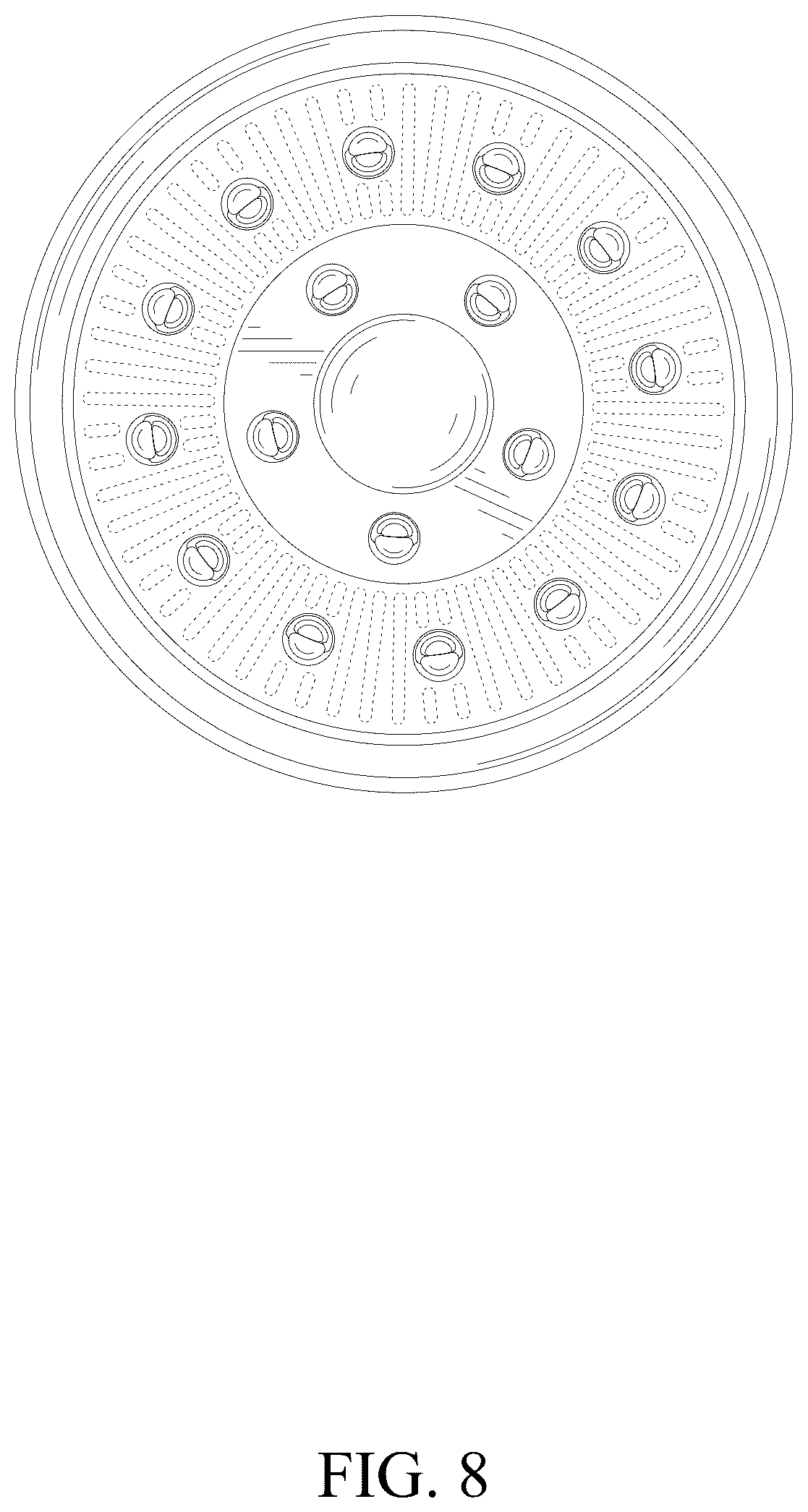 Patent USD1125678 Figure 8 – Hair dryer