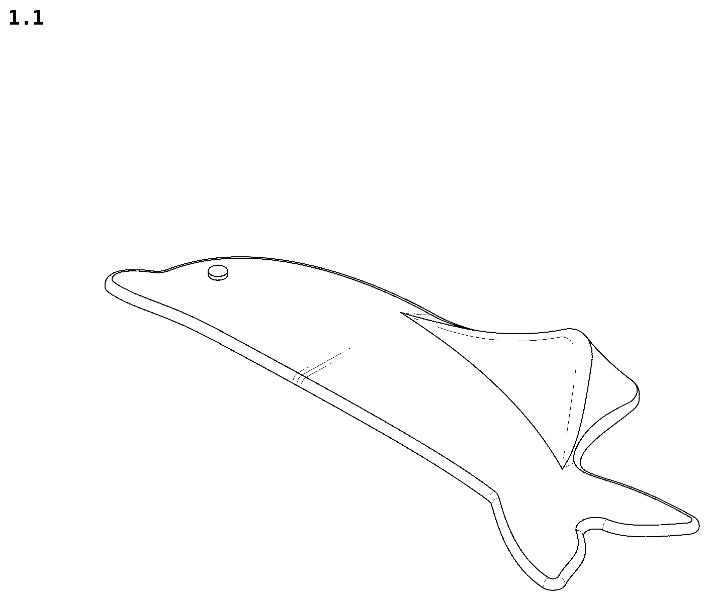 Patent USD1125684 — Eyelash softening rod — Figure 1