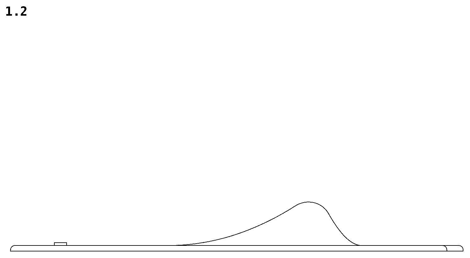 Patent USD1125684 Figure 2 – Eyelash softening rod