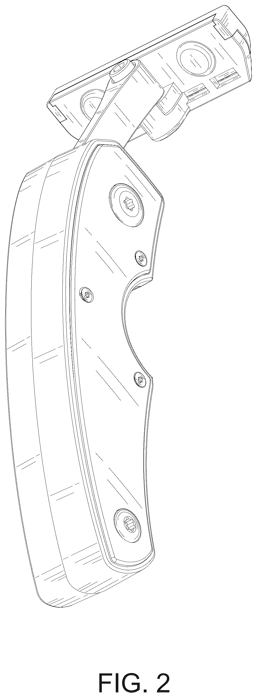 Patent USD1125686 Figure 2 – Shaving razor