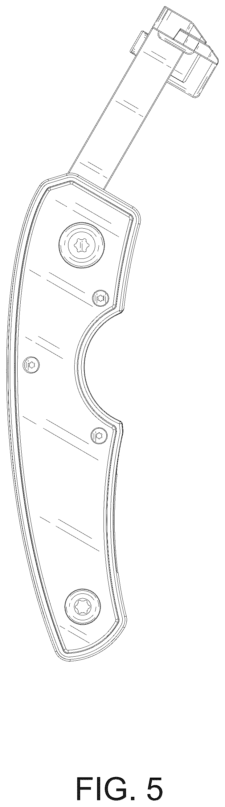 Patent USD1125686 Figure 5 – Shaving razor