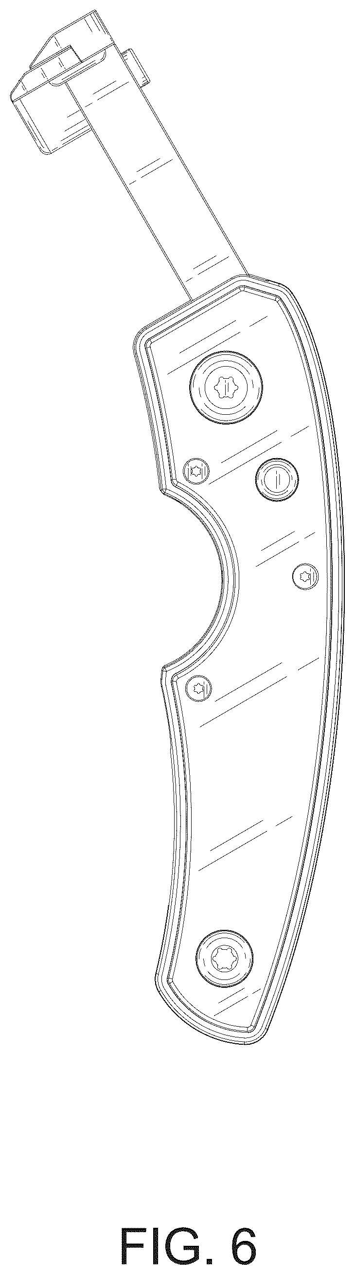 Patent USD1125686 Figure 6 – Shaving razor