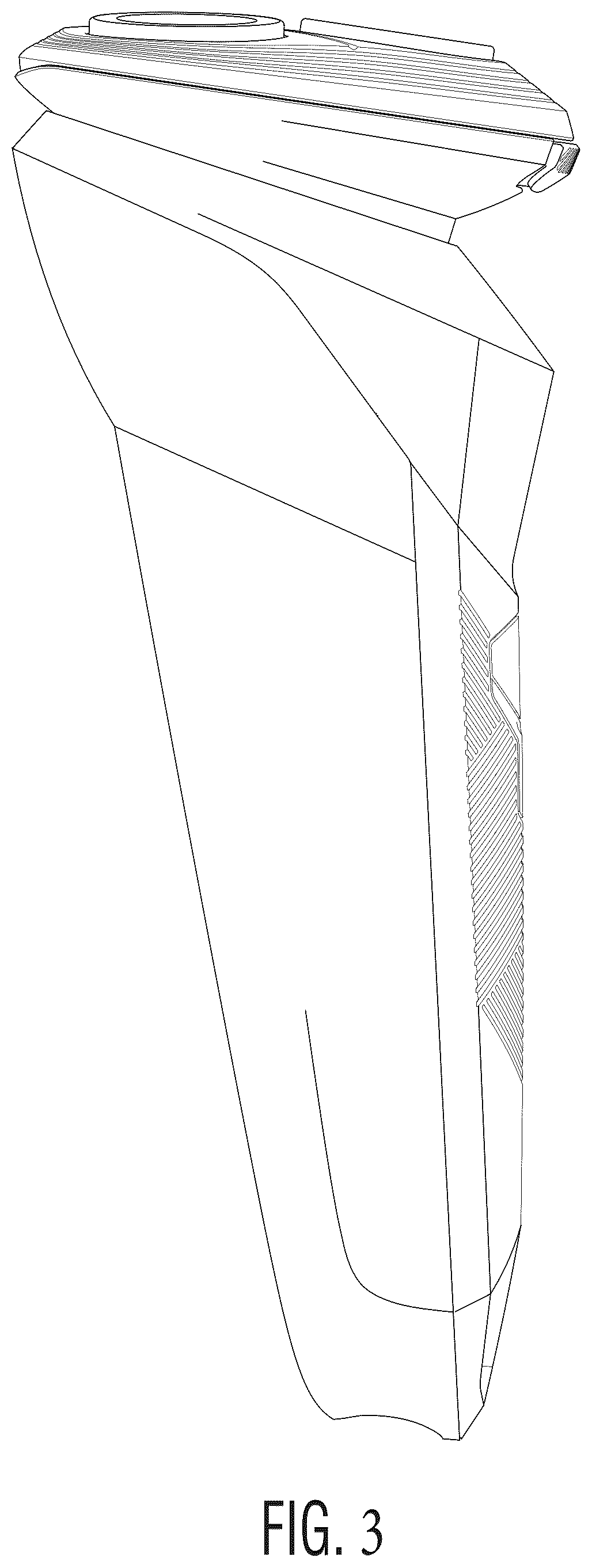 Patent USD1125688 Figure 3 – Shaver