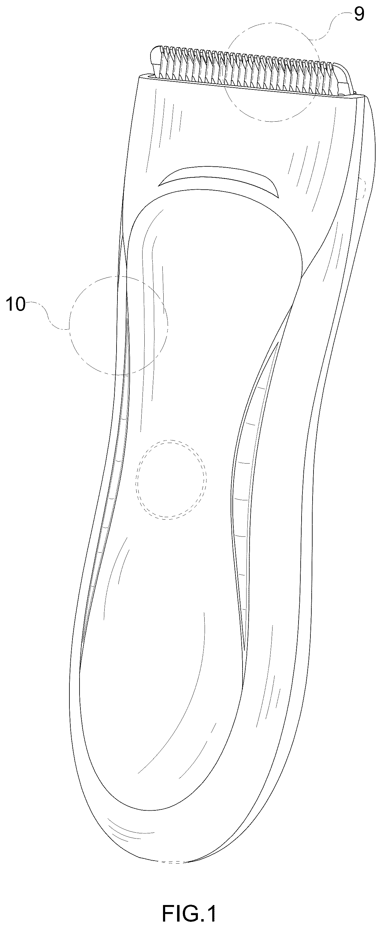 Patent USD1125691 — Hair clipper — Figure 1