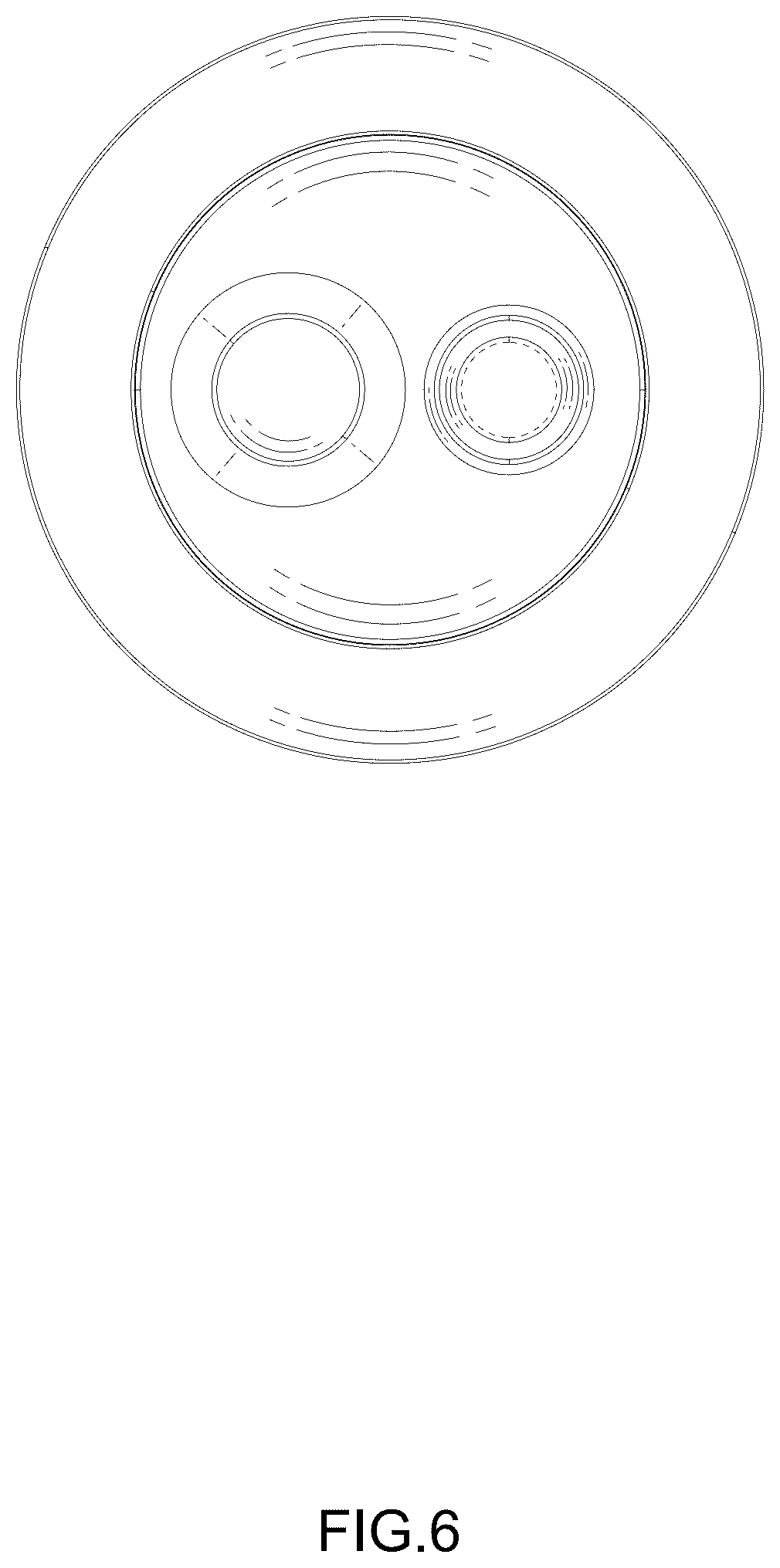 Patent USD1125693 Figure 6 – Electric foot grinder