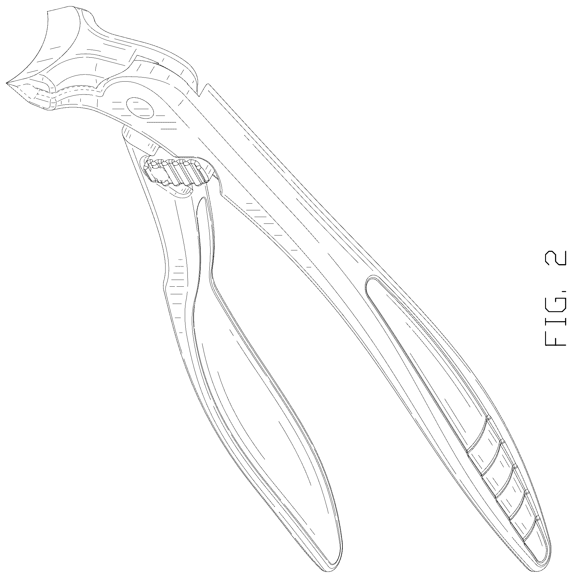 Patent USD1125694 Figure 2 – Nail clipper