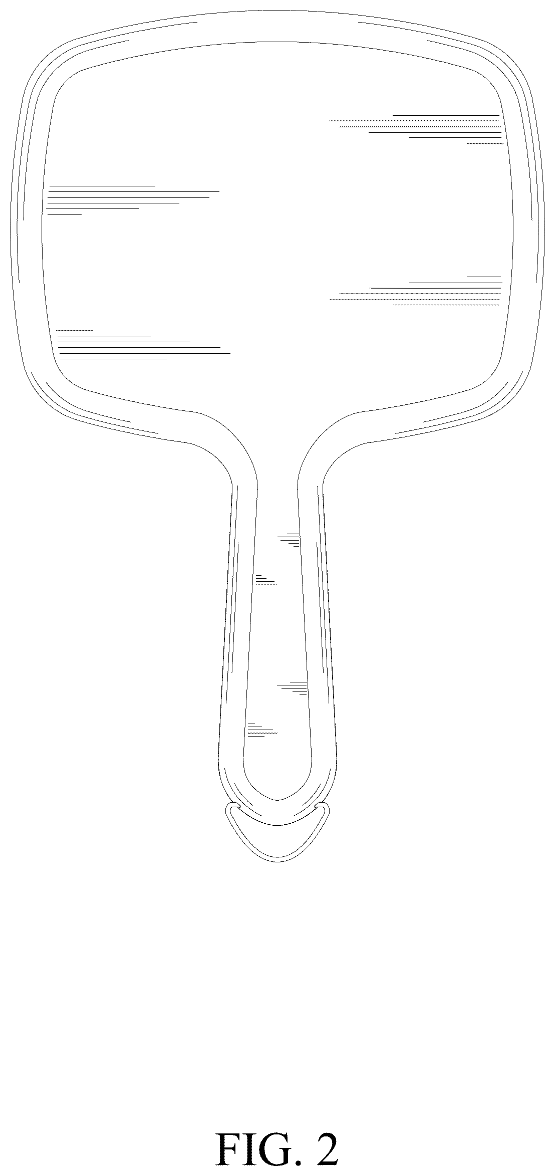 Patent USD1125695 Figure 2 – LED mirror