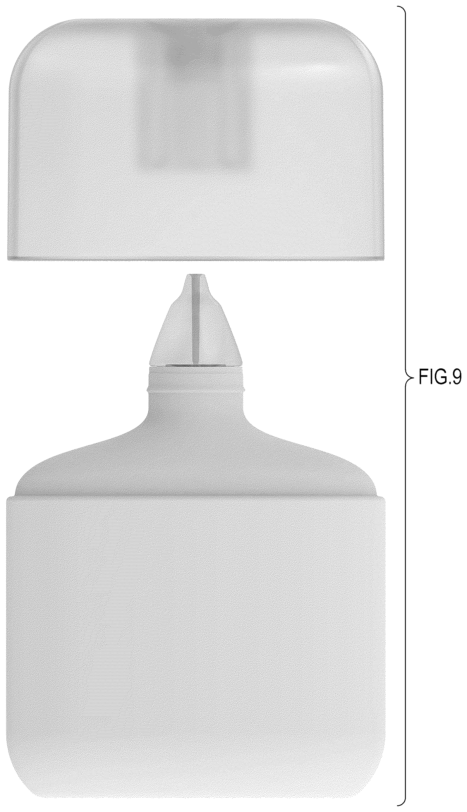 Patent USD1125697 Figure 7 – Cosmetic bottle