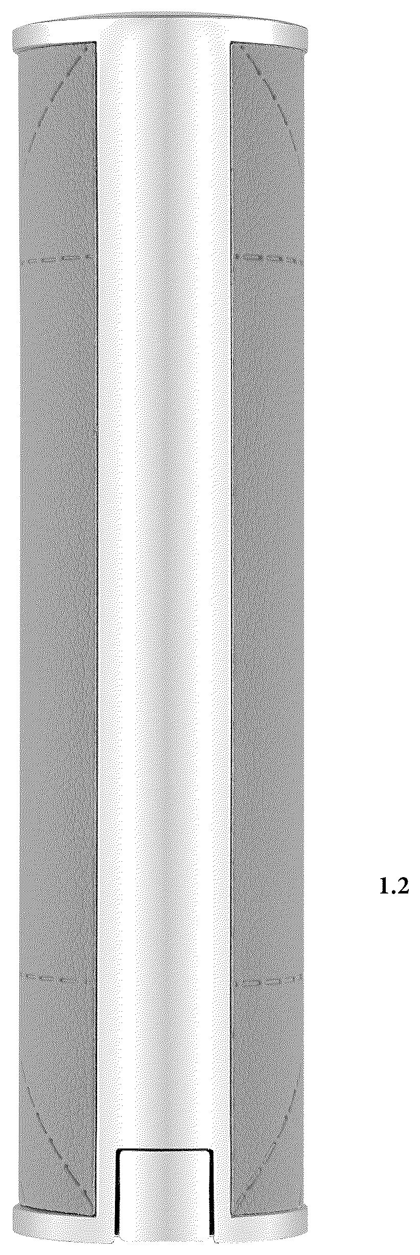 Patent USD1125700 Figure 2 – Lipstick tube