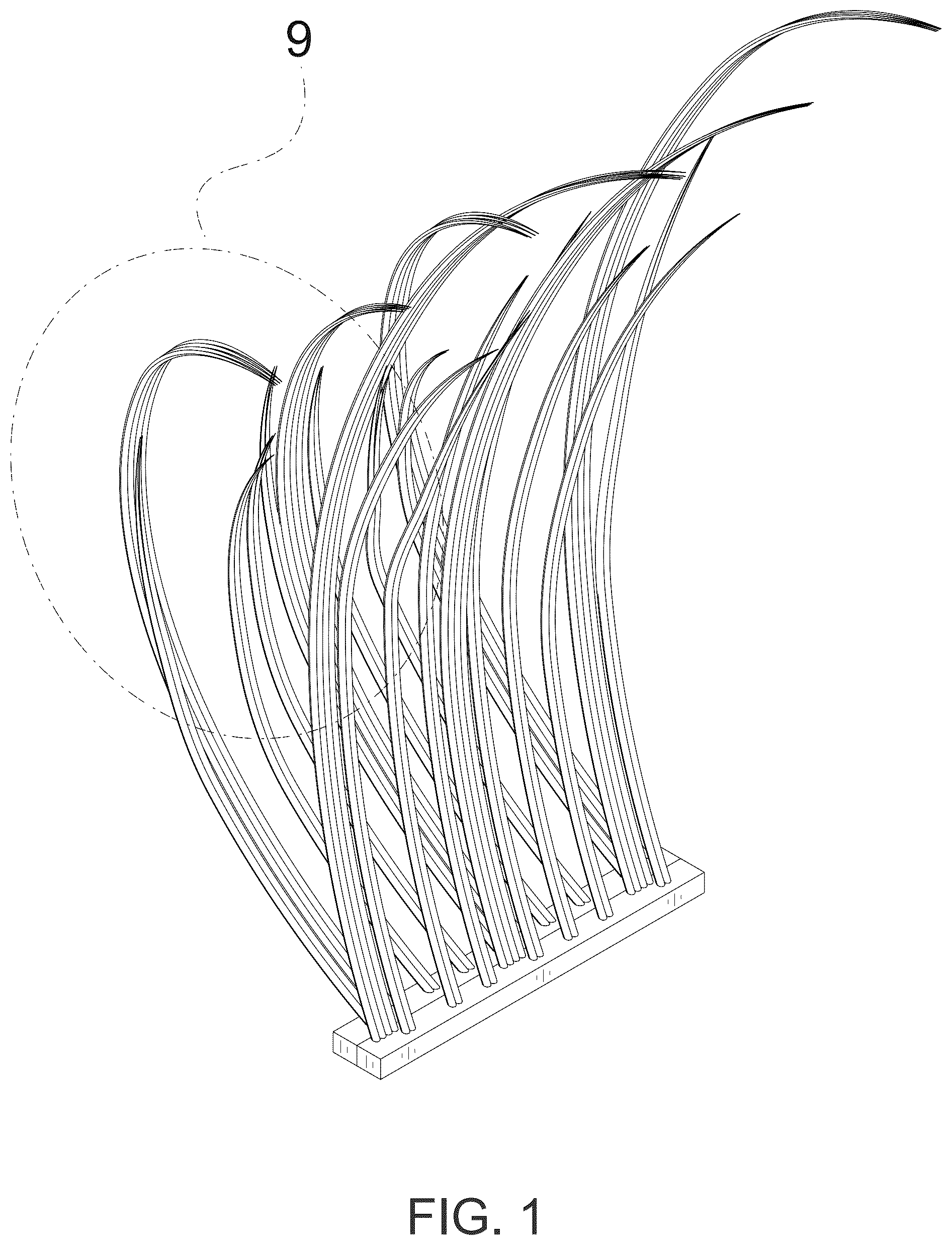 Patent USD1125701 Figure 1 – False eyelash