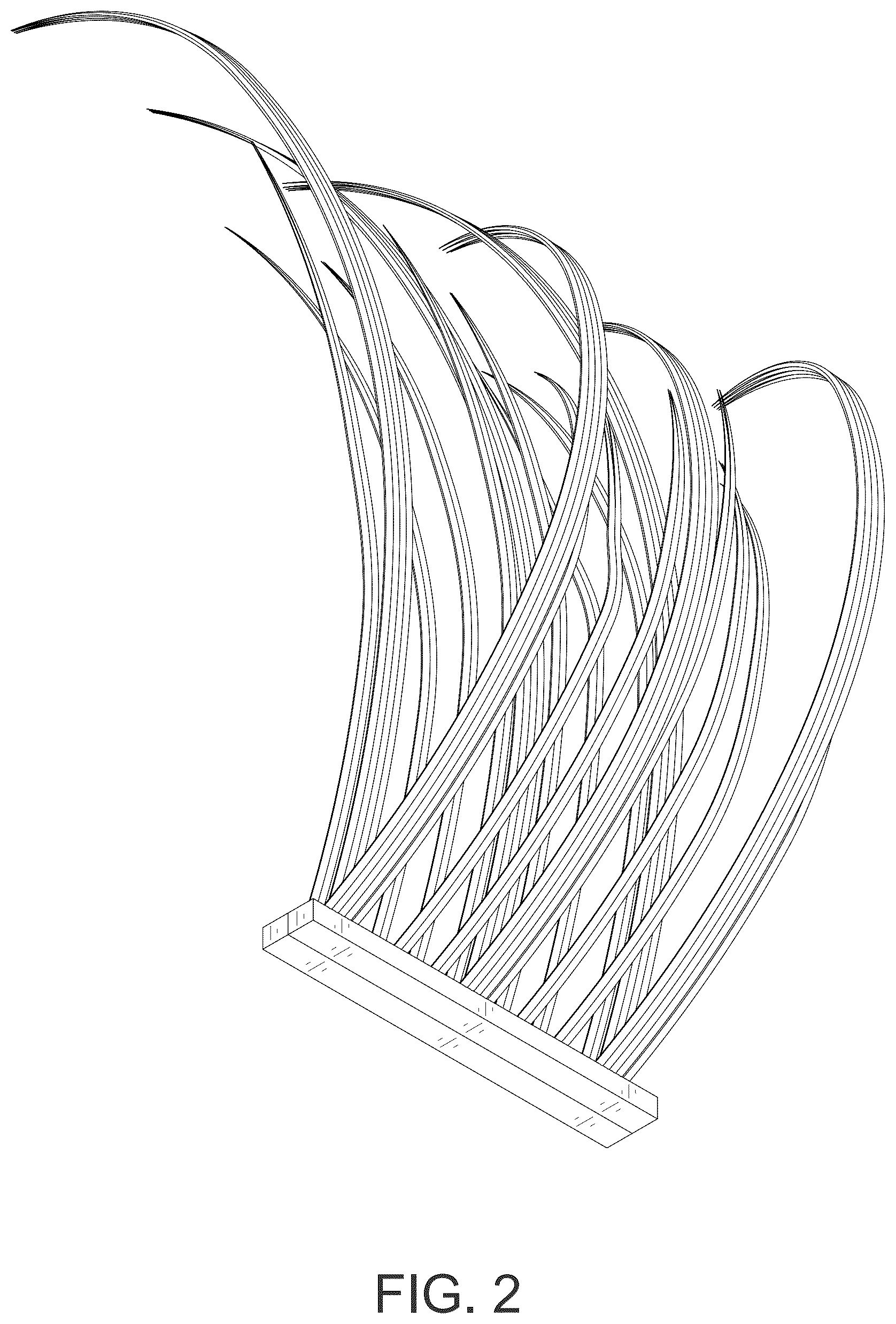 Patent USD1125701 Figure 2 – False eyelash