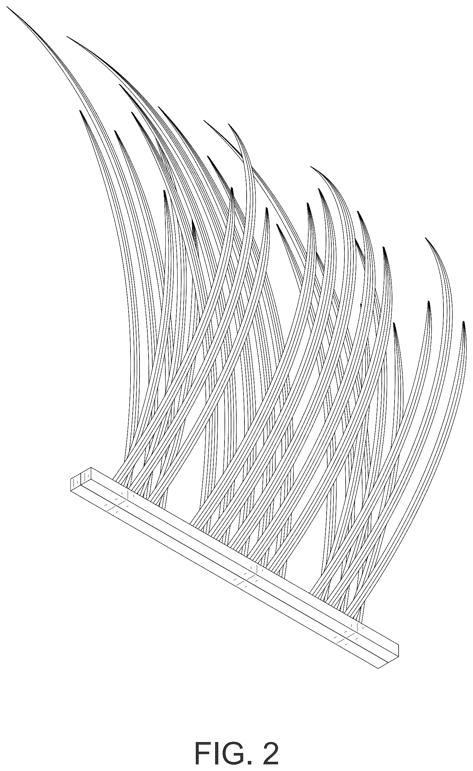 Patent USD1125702 Figure 2 – False eyelash