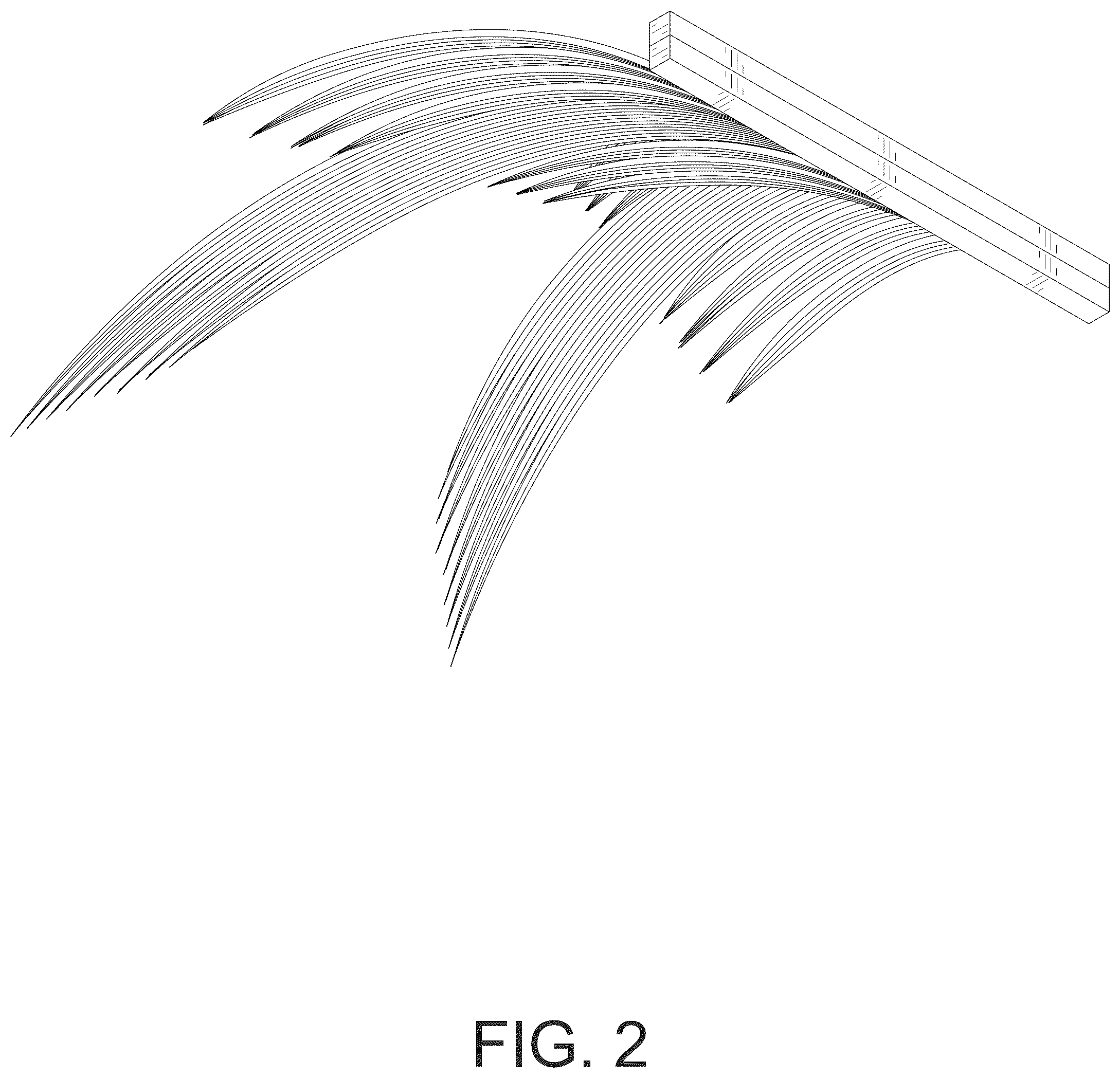 Patent USD1125703 Figure 2 – False eyelash