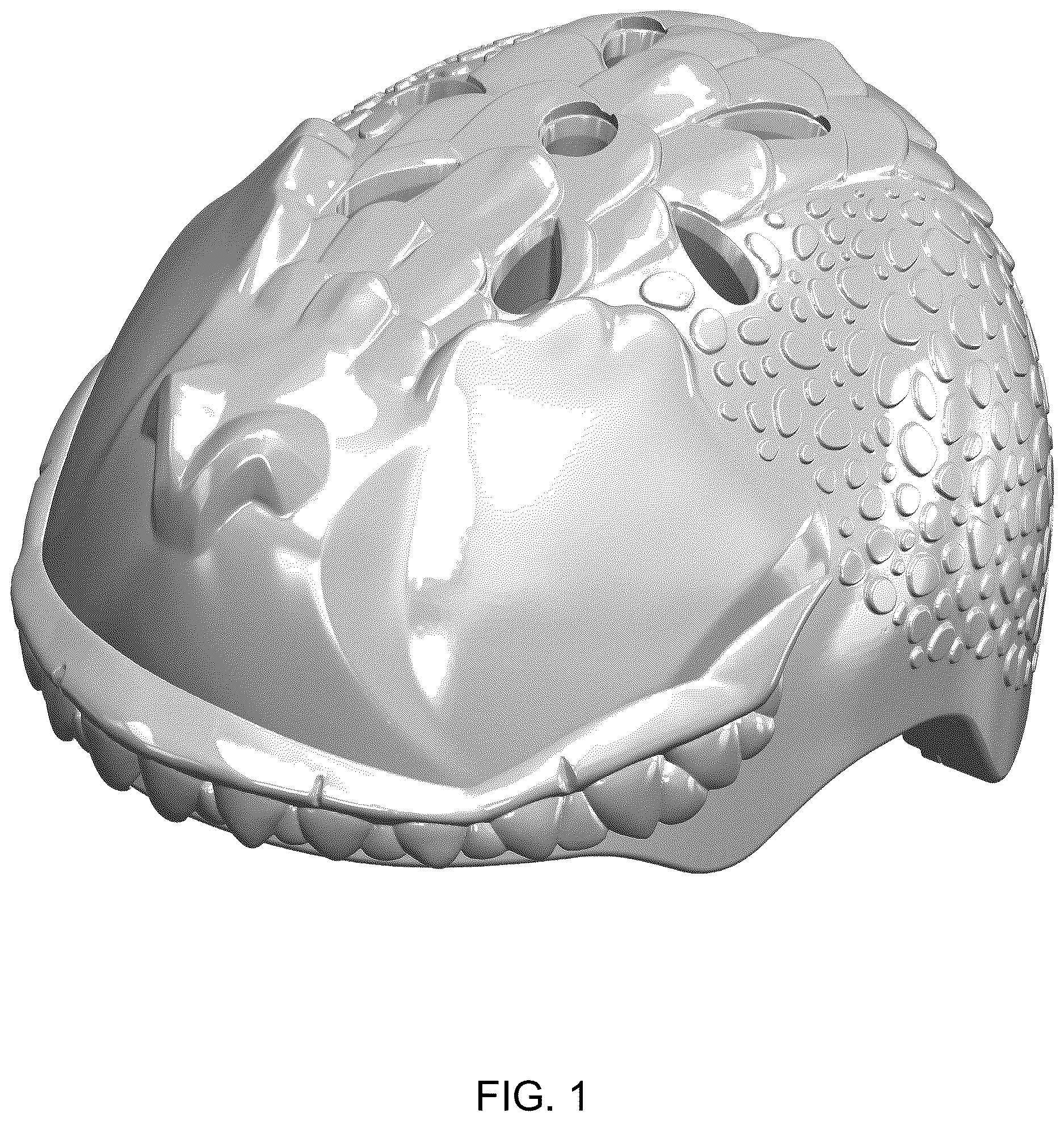 Patent USD1125704 Figure 1 – Helmet