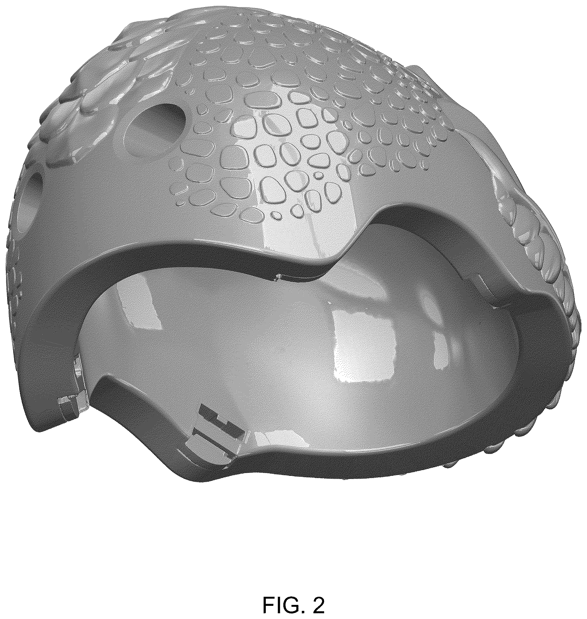 Patent USD1125704 Figure 2 – Helmet