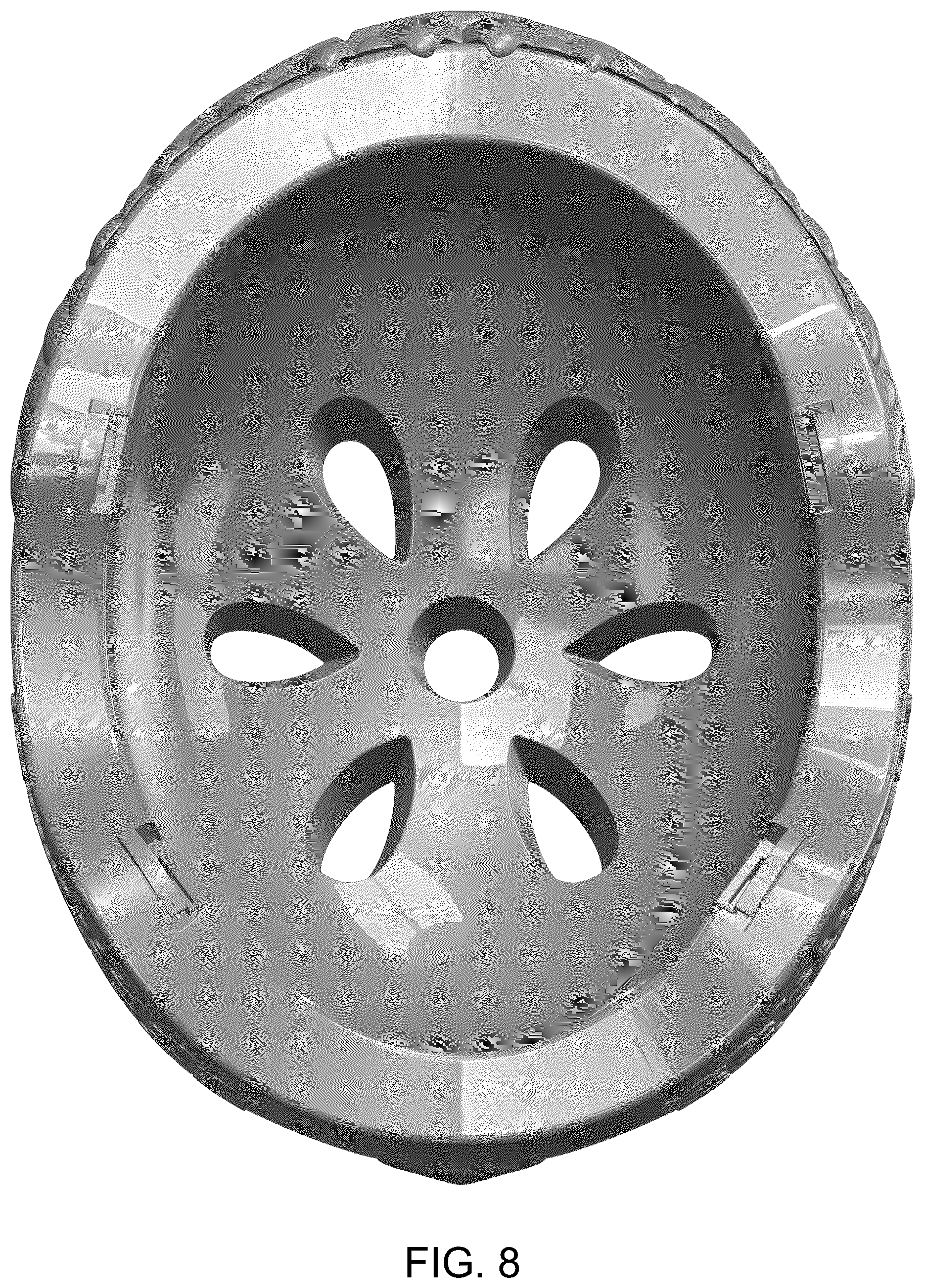 Patent USD1125704 Figure 8 – Helmet