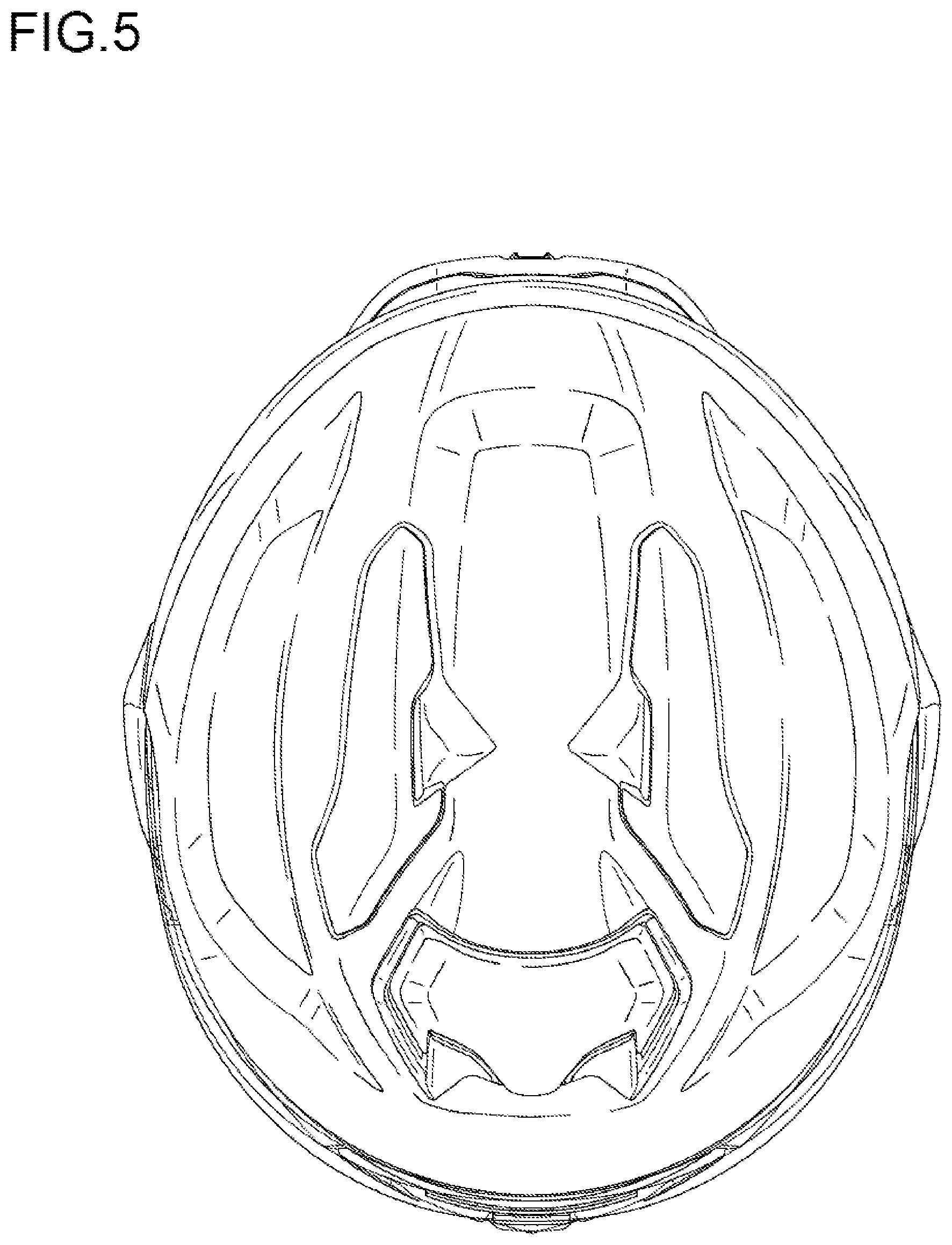 Patent USD1125705 Figure 5 – Helmet